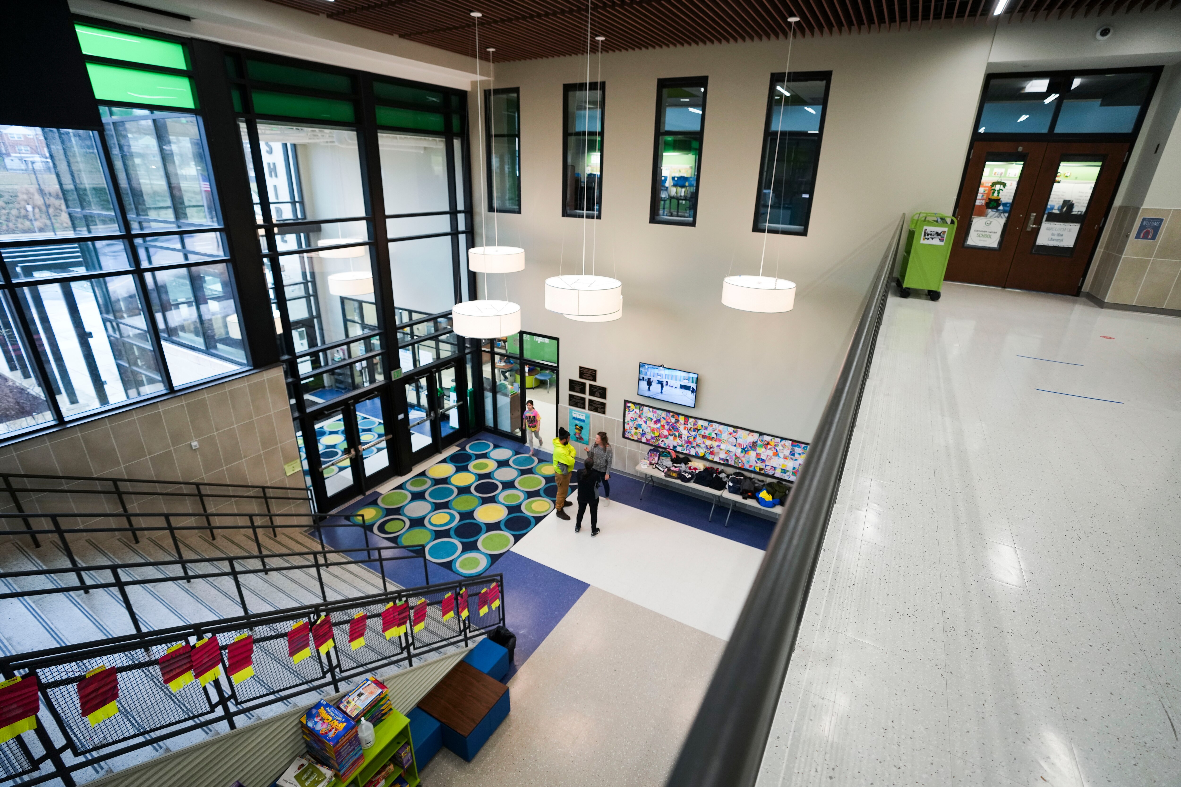 Scenes from inside Berkshire Elementary School on March 3, 2023.