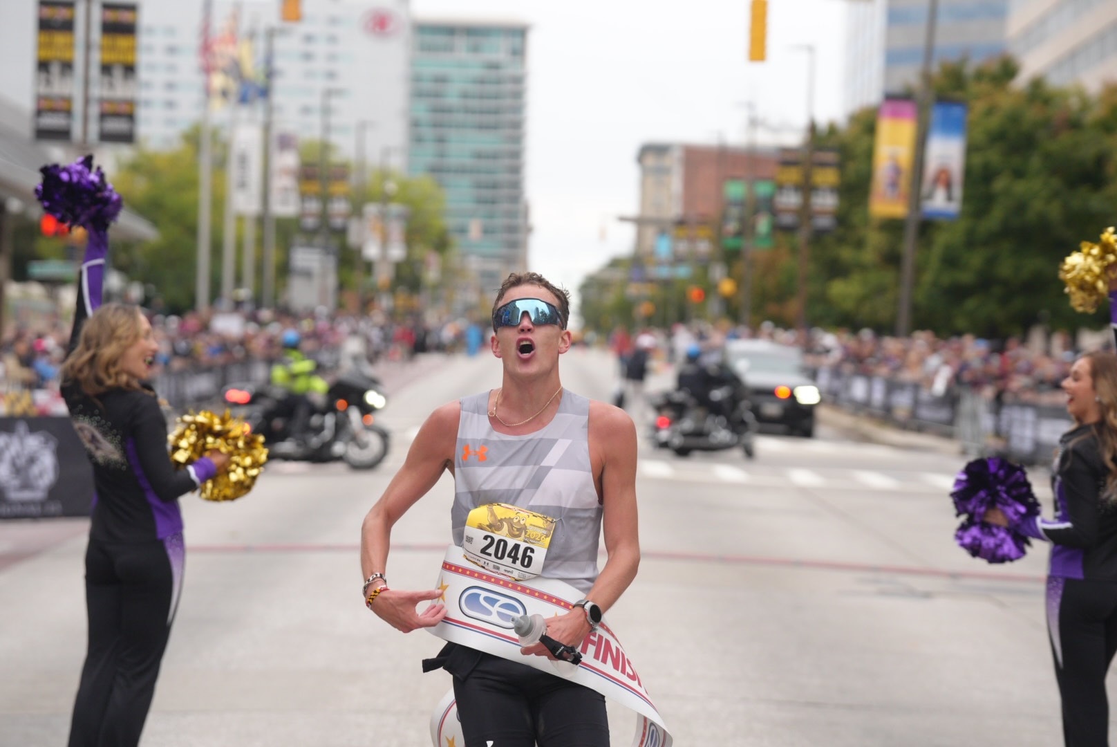 Devin Horseman-Guy wins the marathon at the Baltimore Running Festival on Saturday, Oct. 17, 2026.