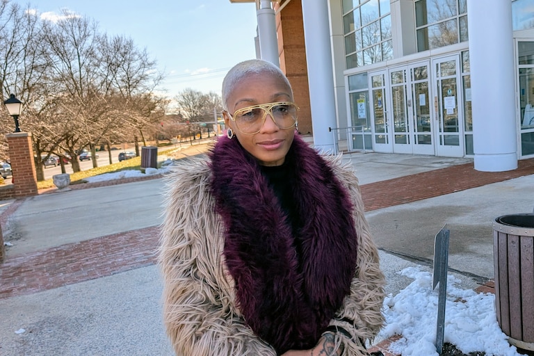 Lanita Gosha came to Annapolis on Feb. 24 , 2026 in hopes of some resolution, but ended up leaving the District Court building before her case came up.