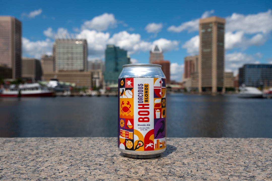 The Halethorpe distillery announced its new brew, BOHdacious Blonde, on Tuesday.
