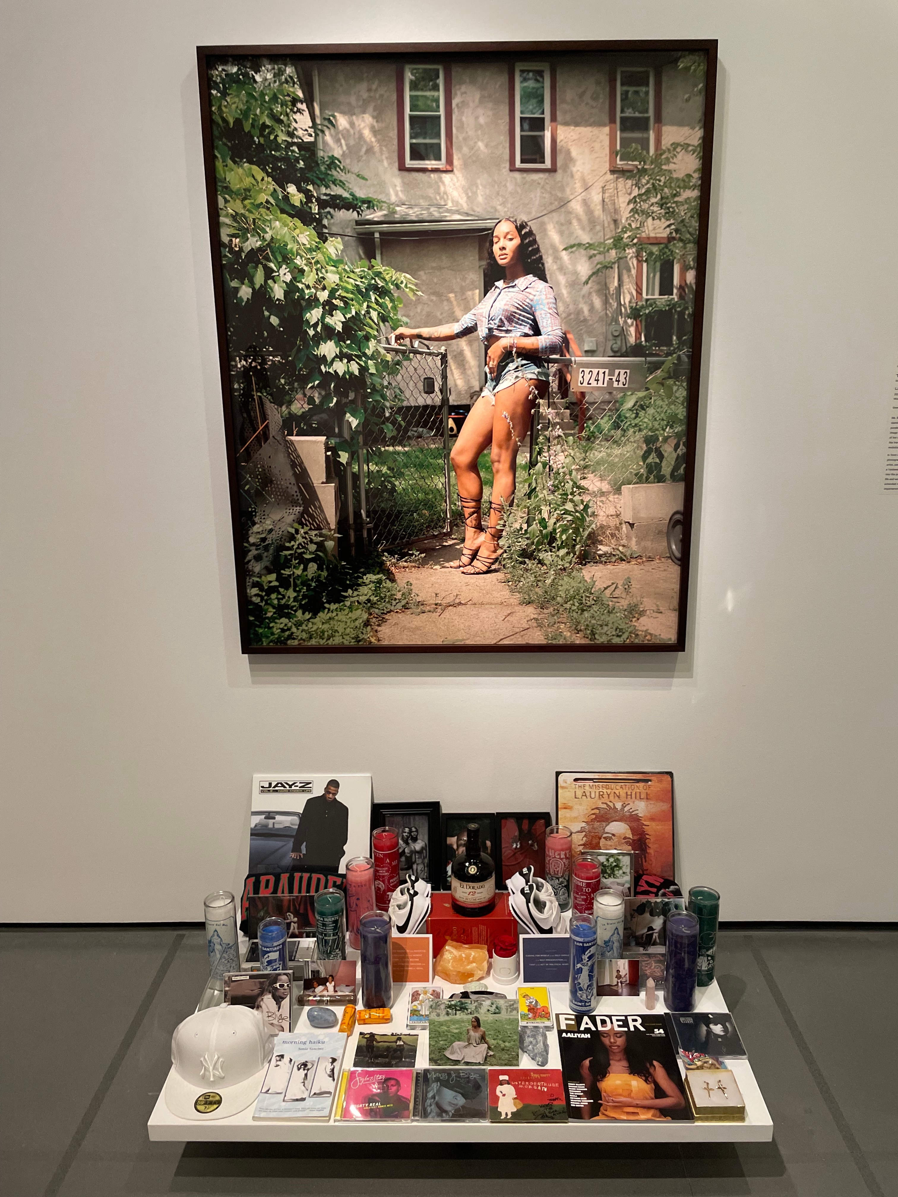 Texas Isaiah's "Pelada: Chapter II" at the BMA's new exhibition, "The Culture: Hip Hop and Contemporary Art in the 21st Century"