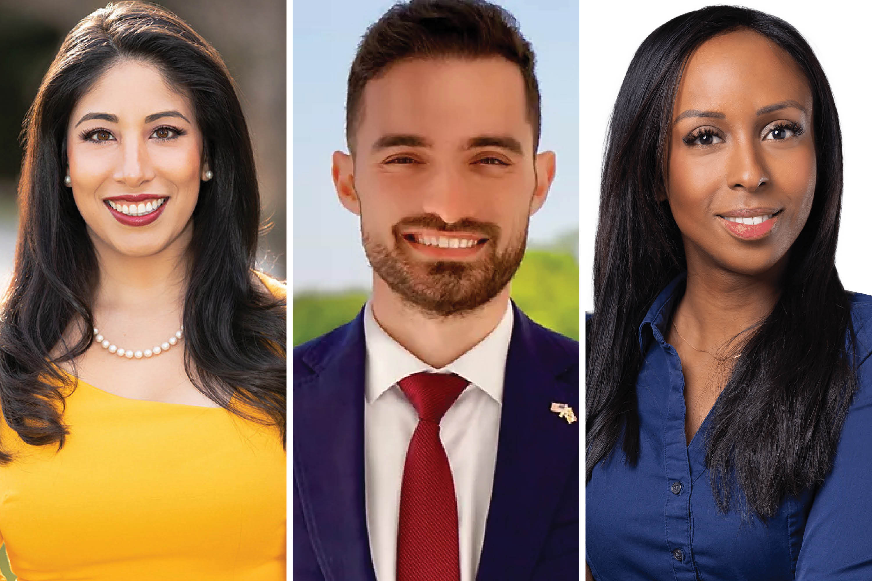 From left: Yuripzy Morgan, Anotonio Pitocco and Amal Torres