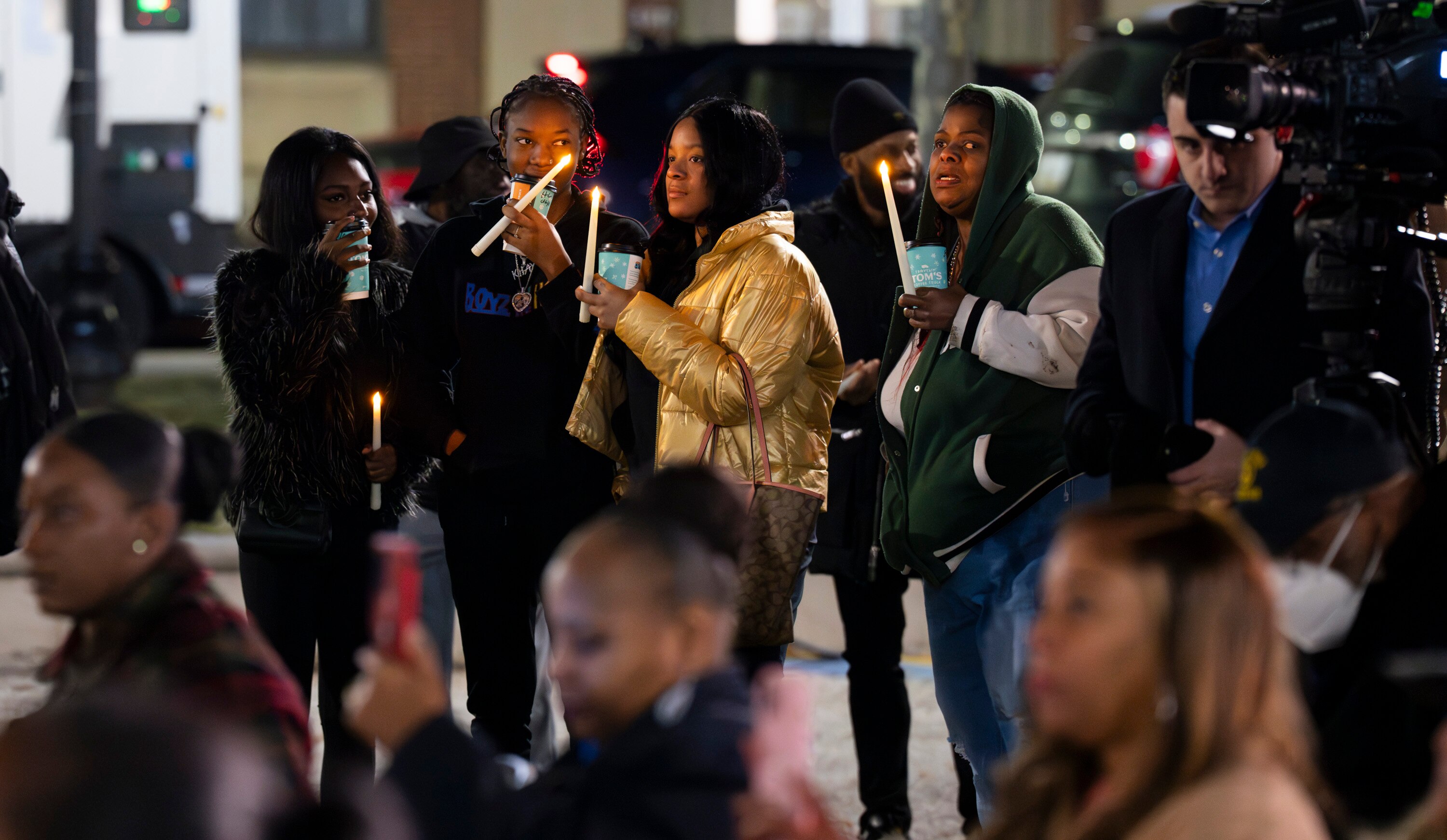 Mayor Brandon Scott hosted a vigil for the homicide victims of 2023 on January 3, 2024. The names of the victims were read aloud to a crowd of people holding candles at the War Memorial Plaza in front of City Hall.