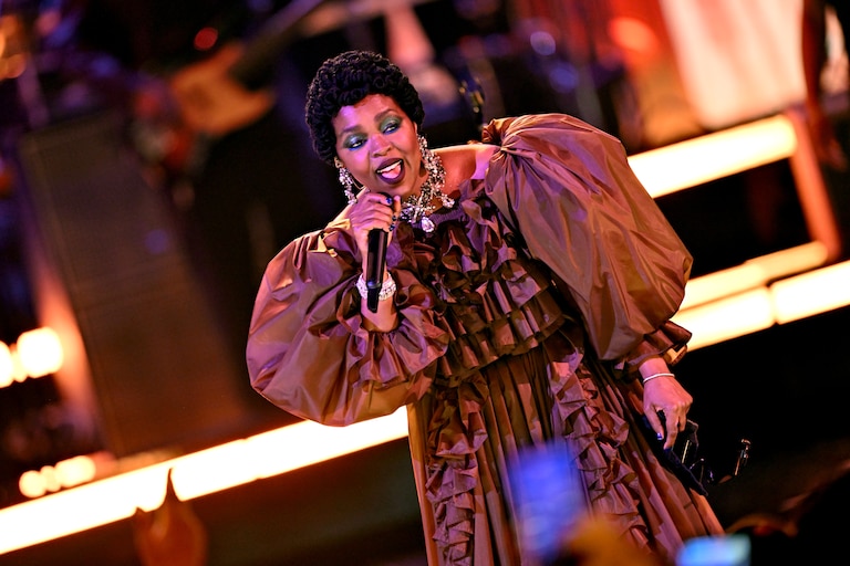LOS ANGELES, CALIFORNIA - JUNE 28: Lauryn Hill performs onstage during the BET Awards 2026 at Peacock Theater on June 28, 2026 in Los Angeles, California. (Photo by Paras Griffin/Getty Images for BET)