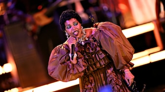 LOS ANGELES, CALIFORNIA - JUNE 28: Lauryn Hill performs onstage during the BET Awards 2026 at Peacock Theater on June 28, 2026 in Los Angeles, California. (Photo by Paras Griffin/Getty Images for BET)