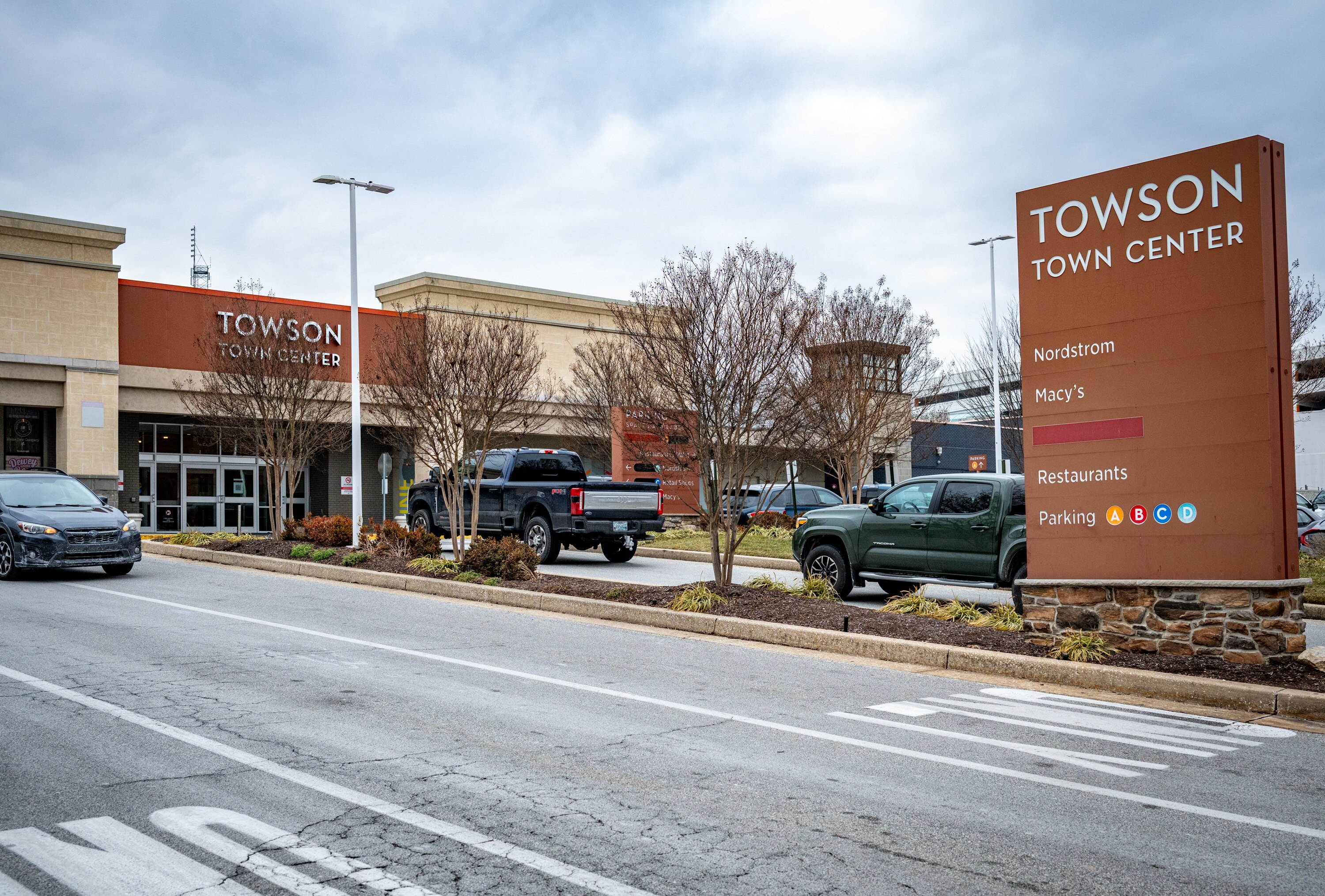 Friday, Jan. 2, 2026 — Towson Town Center started as an open-air mall along Fairmount Ave. called Towson Plaza in 1952. Over the years it was enclosed and expanded into what in now the four-story Towson Town Center.