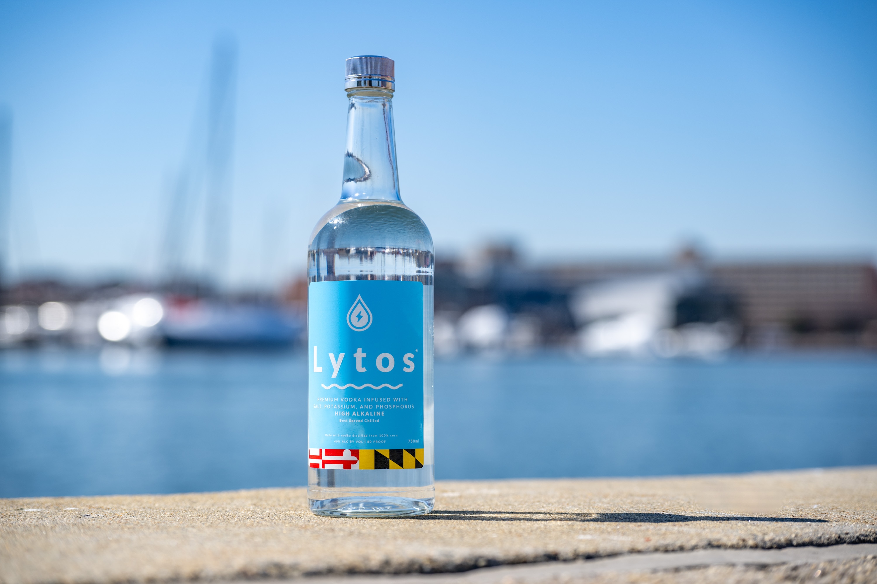 Lytos Vodka, produced in Columbia, was founded by Towson University alum Billy Fanshawe. It is the first patented vodka to be infused with electrolytes.