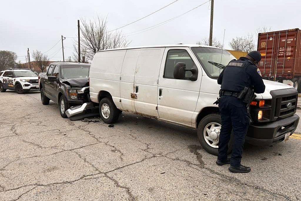 An ICE vehicle rammed into the back of the van Ever Alvarenga Rios was driving on his way to work Thursday morning, his lawyer claims.