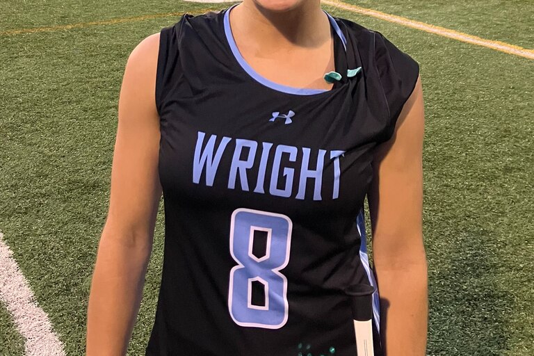 Shelby Sullivan headlined an impressive offensive showing by C. Milton Wright's girls lacrosse team Thursday evening. The junior attack, who's verbally committed to the University of Maryland, scored 6 goals as the Mustangs defeated Fallston, 19-6, in an UCBAC Chesapeake contest in Harford County.