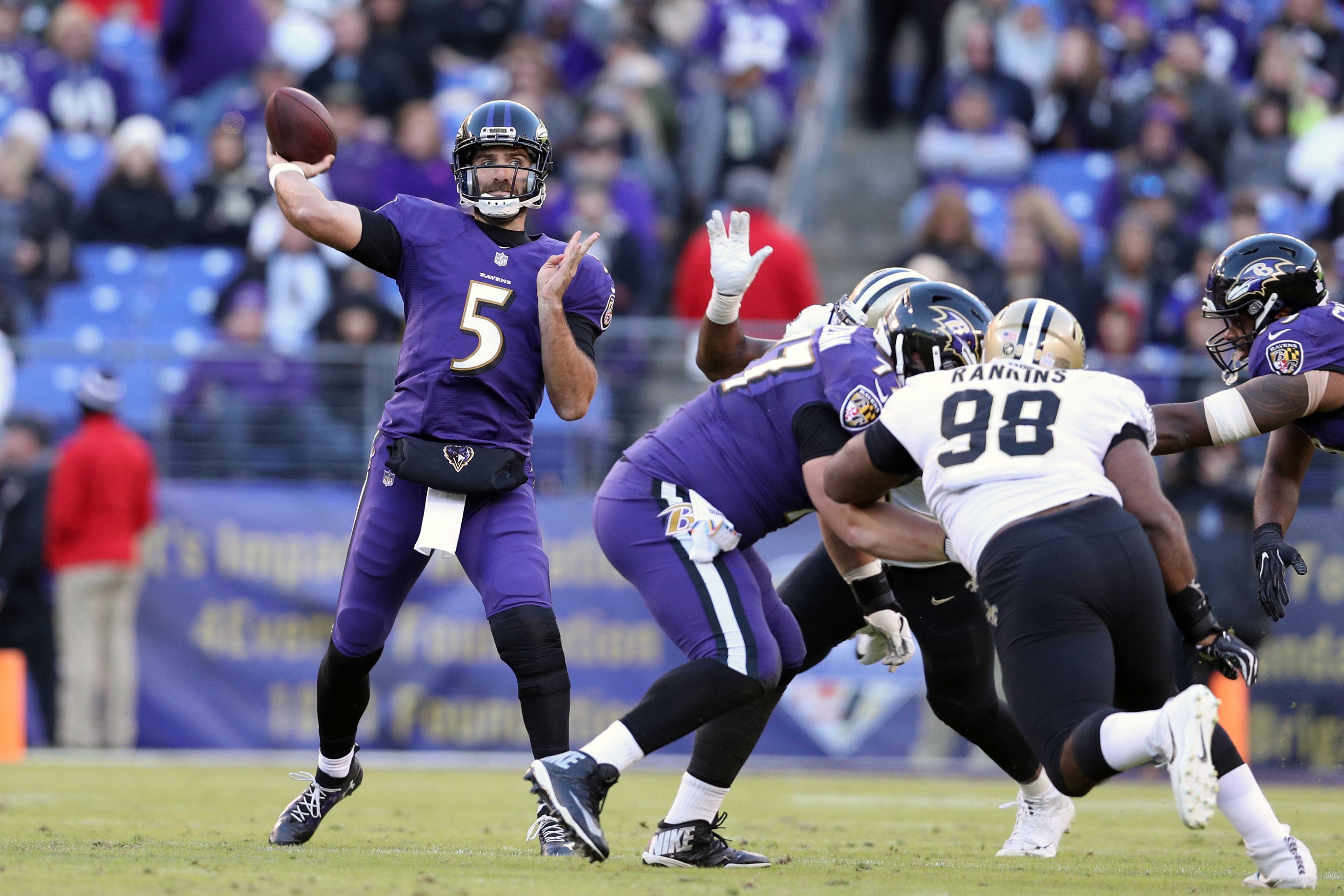 Joe Flacco was a Super Bowl MVP in Baltimore and Comeback Player of the Year in Cleveland.