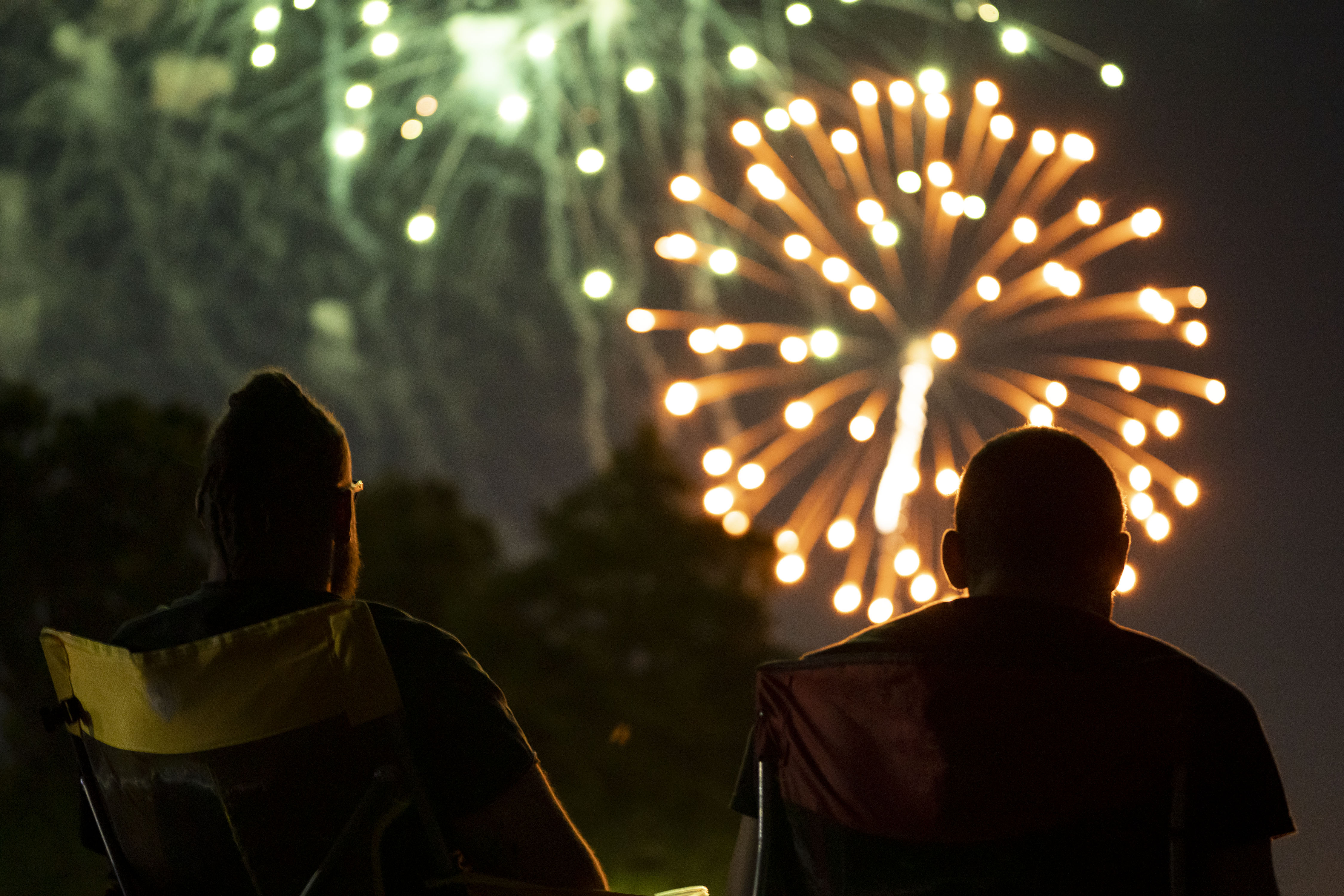 The Mammoth Fireworks Show in Catonsville.
