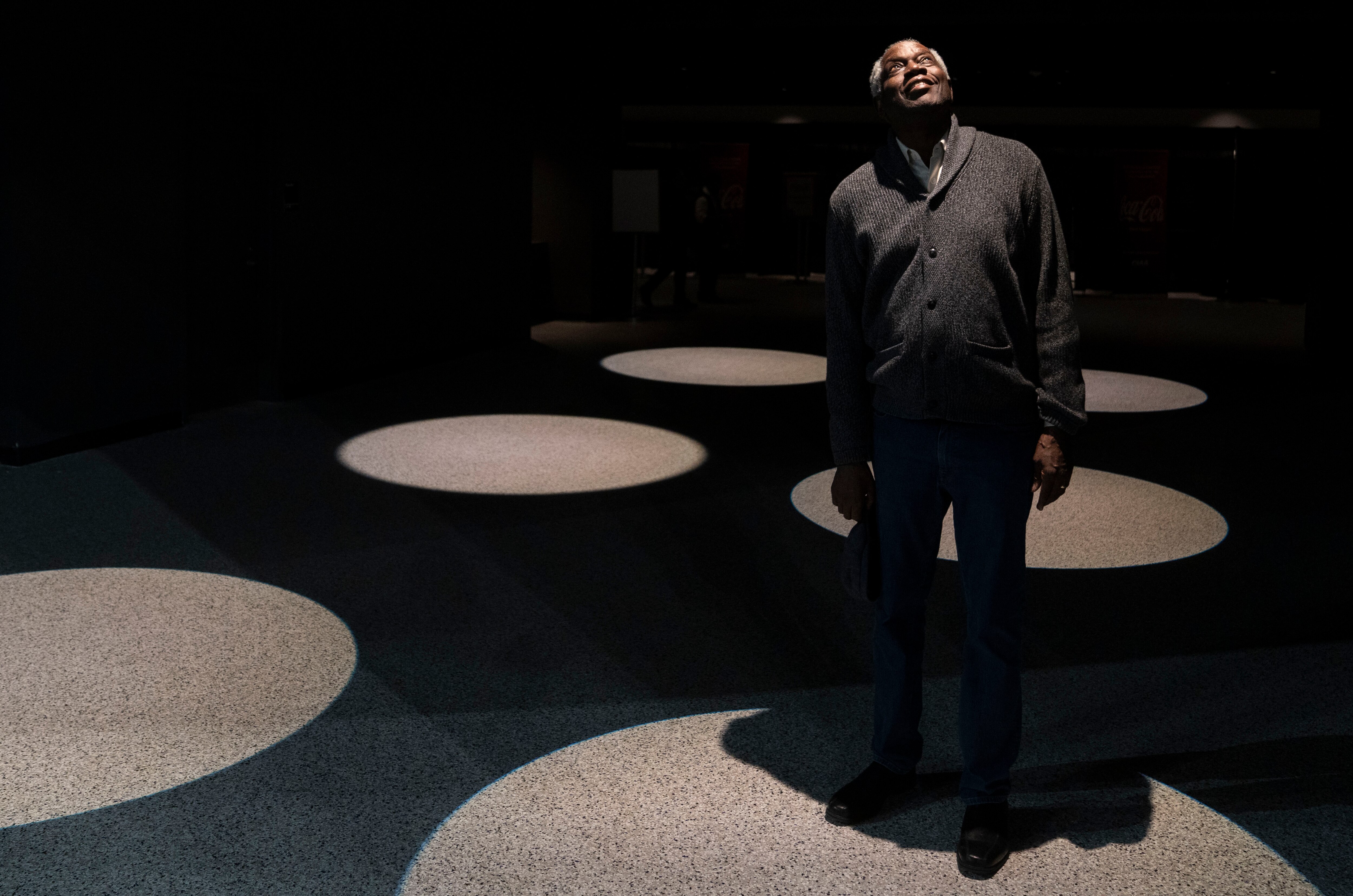Basketball Hall of Famer, Bob Dandridge, poses for a portrait during the CIAA  tournament at CFG Bank Arena, Thursday, February 23, 2023.
