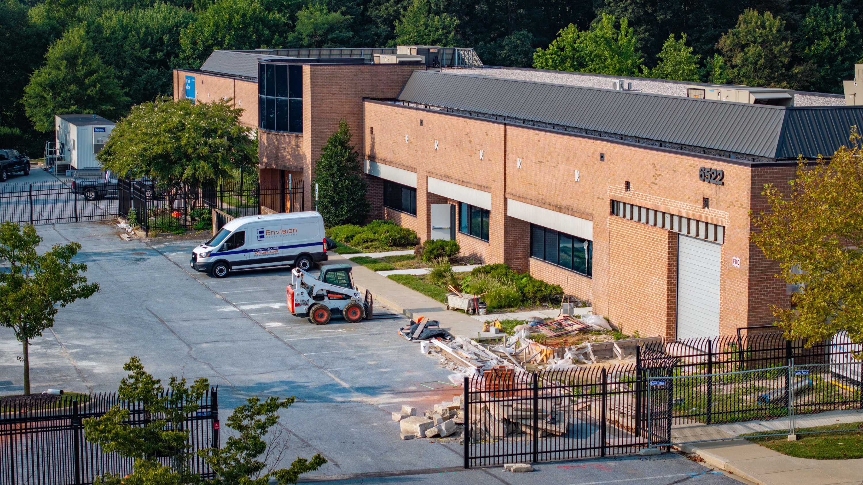 Construction has resumed on a future ICE detention facility at 6522 Meadowridge Road in Elkridge.