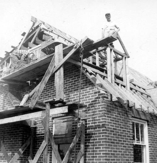 Ray Reiner built his future family home in Oliver Beach in 1955 with his father-in-law and brother-in-law.