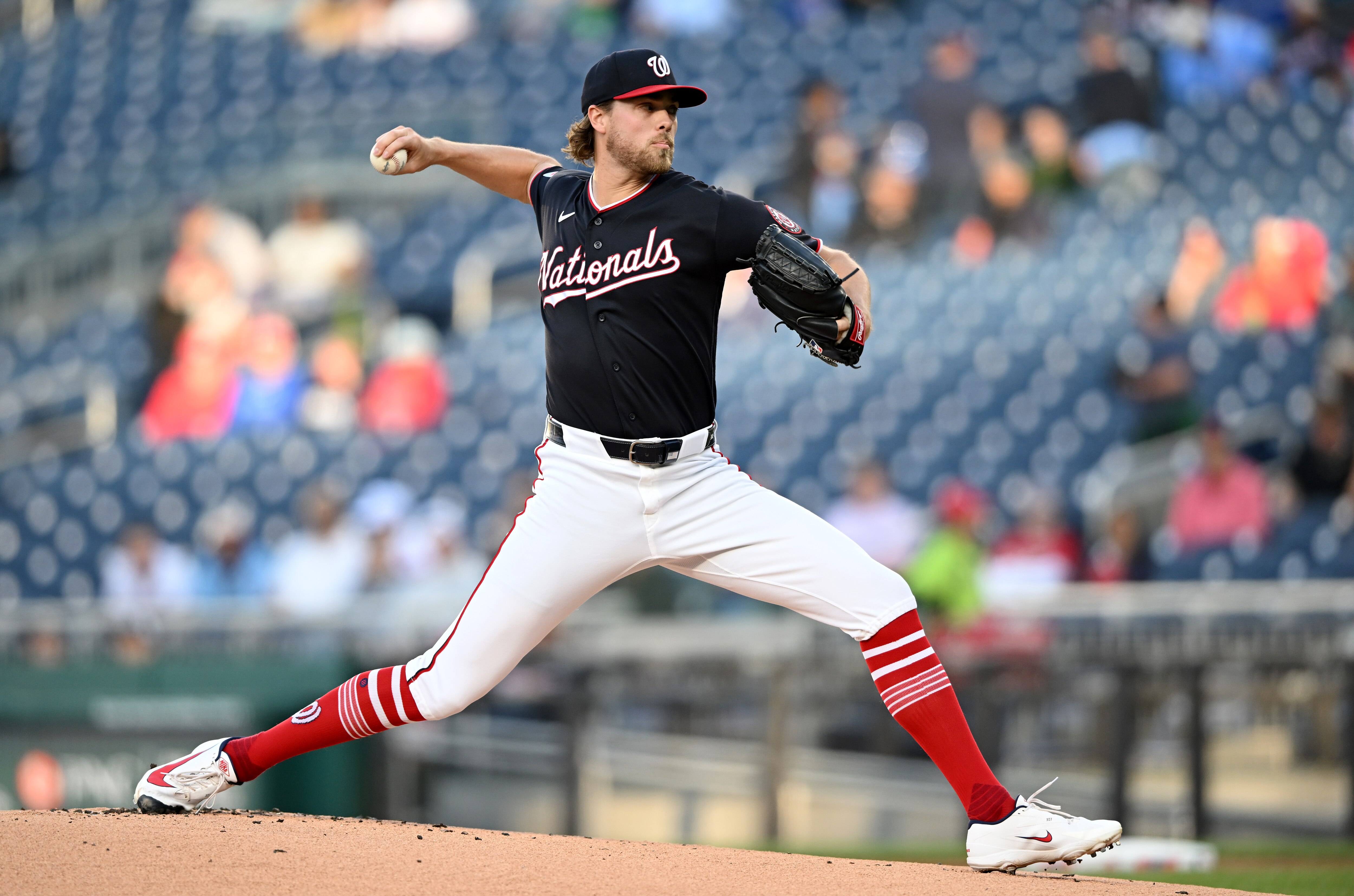Nationals starter Jake Irvin allowed six hits, four walks and three earned runs in five innings.