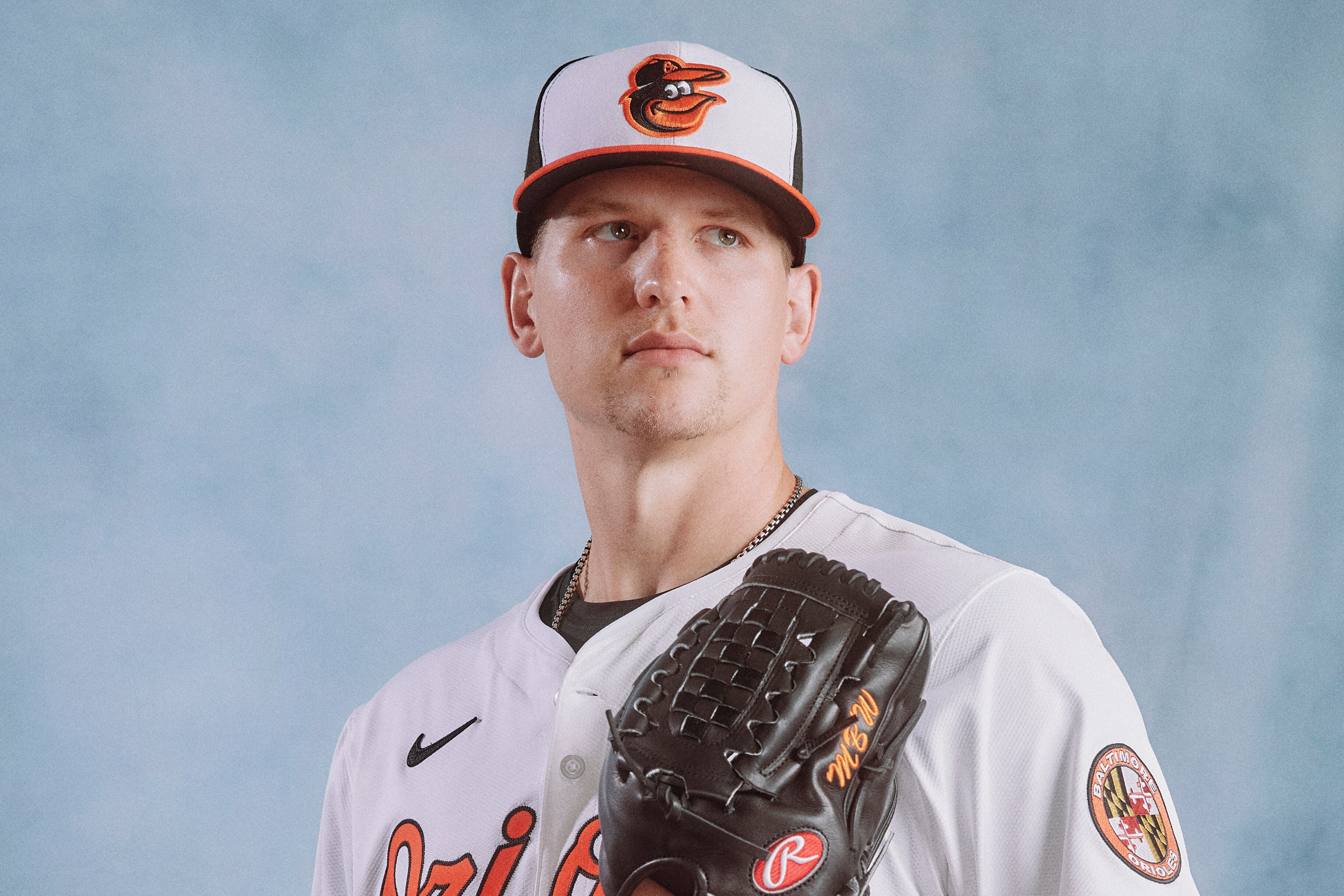 Baltimore Orioles pitcher Tyler Wells is a proud new father.
