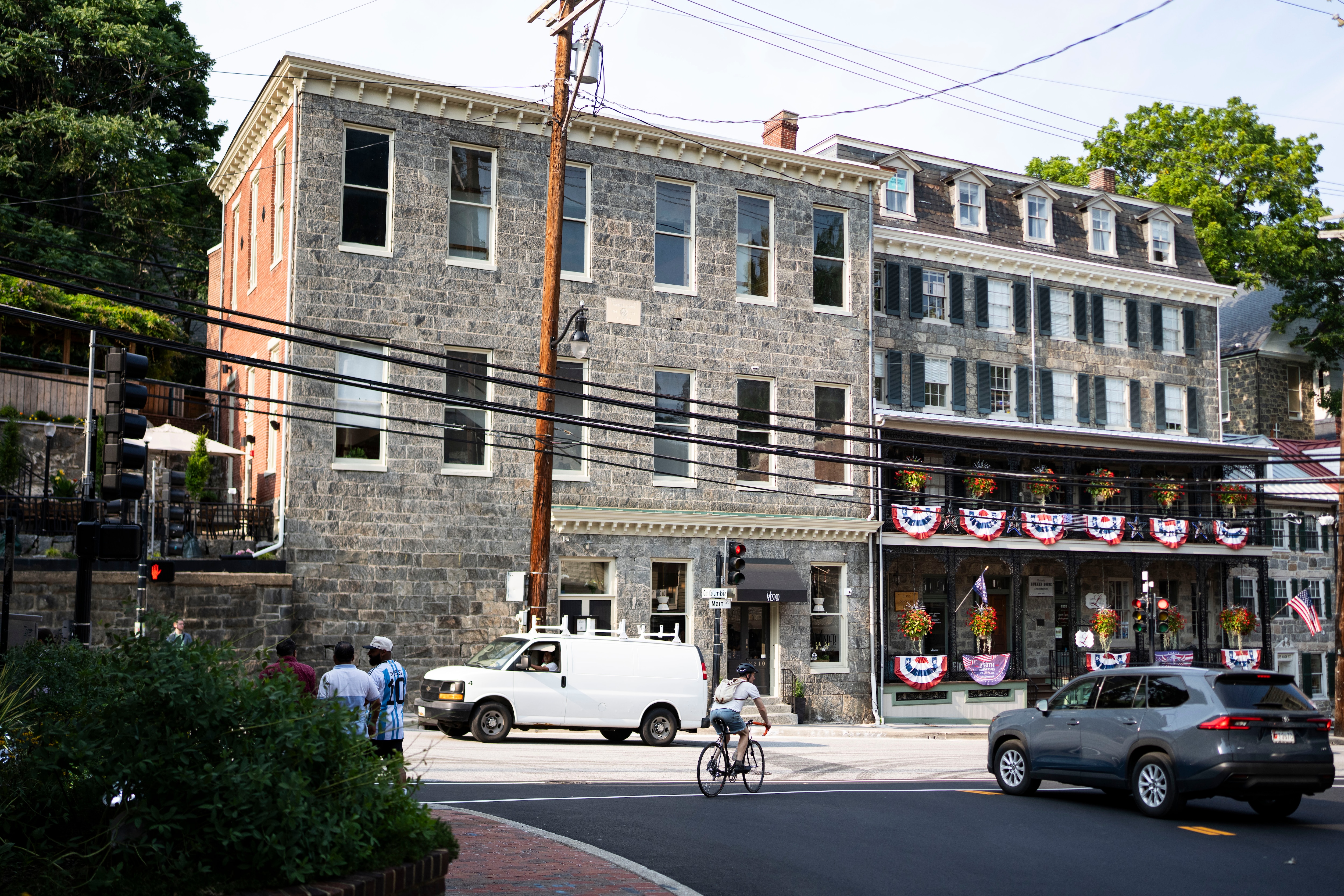 Historic Ellicott City retains its charm 10 years after a flood devastated businesses along Main Street.