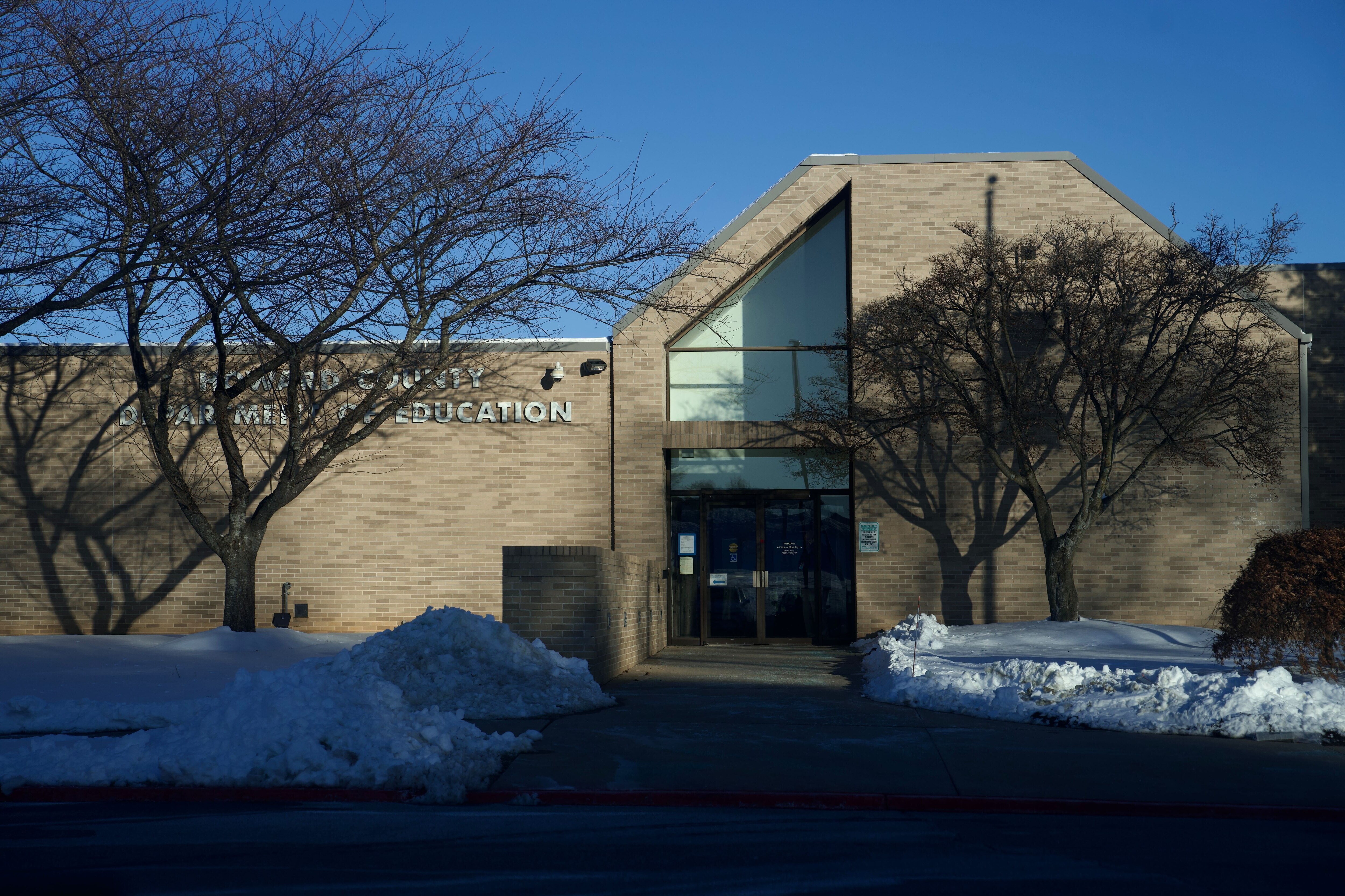 The Howard County Board of Education office on Thursday Jan. 9, 2025.