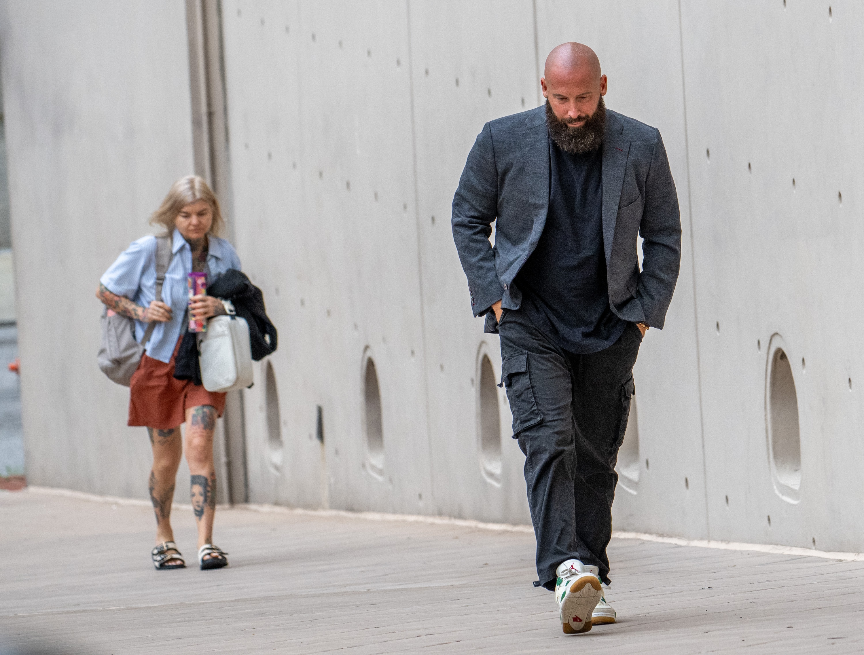 Brandon Chasen arrives at the Edward A. Garmatz U.S. Courthouse for the latest public meeting of the creditors in his personal Chapter 7 bankruptcy case.