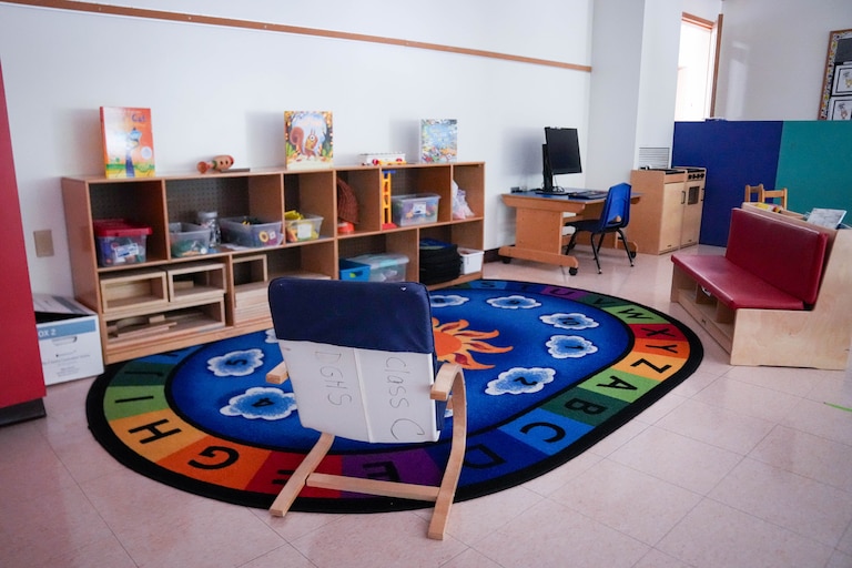 A classroom mostly packed up for the summer inside of the Dasher Green Center for the Community Action Council of Howard County, which houses the Dasher Green Head Start Center, in Columbia, Md. on Wednesday, August 13, 2025.