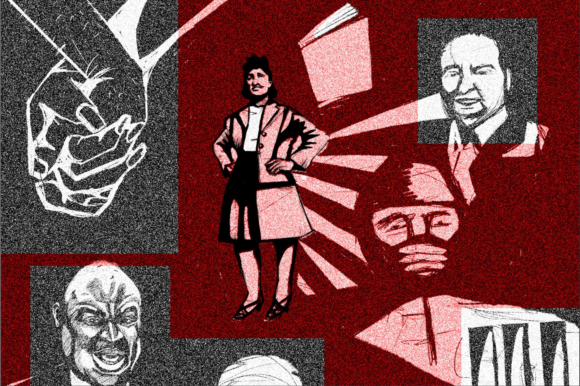 Illustration of Henrietta Lacks and members of her family.