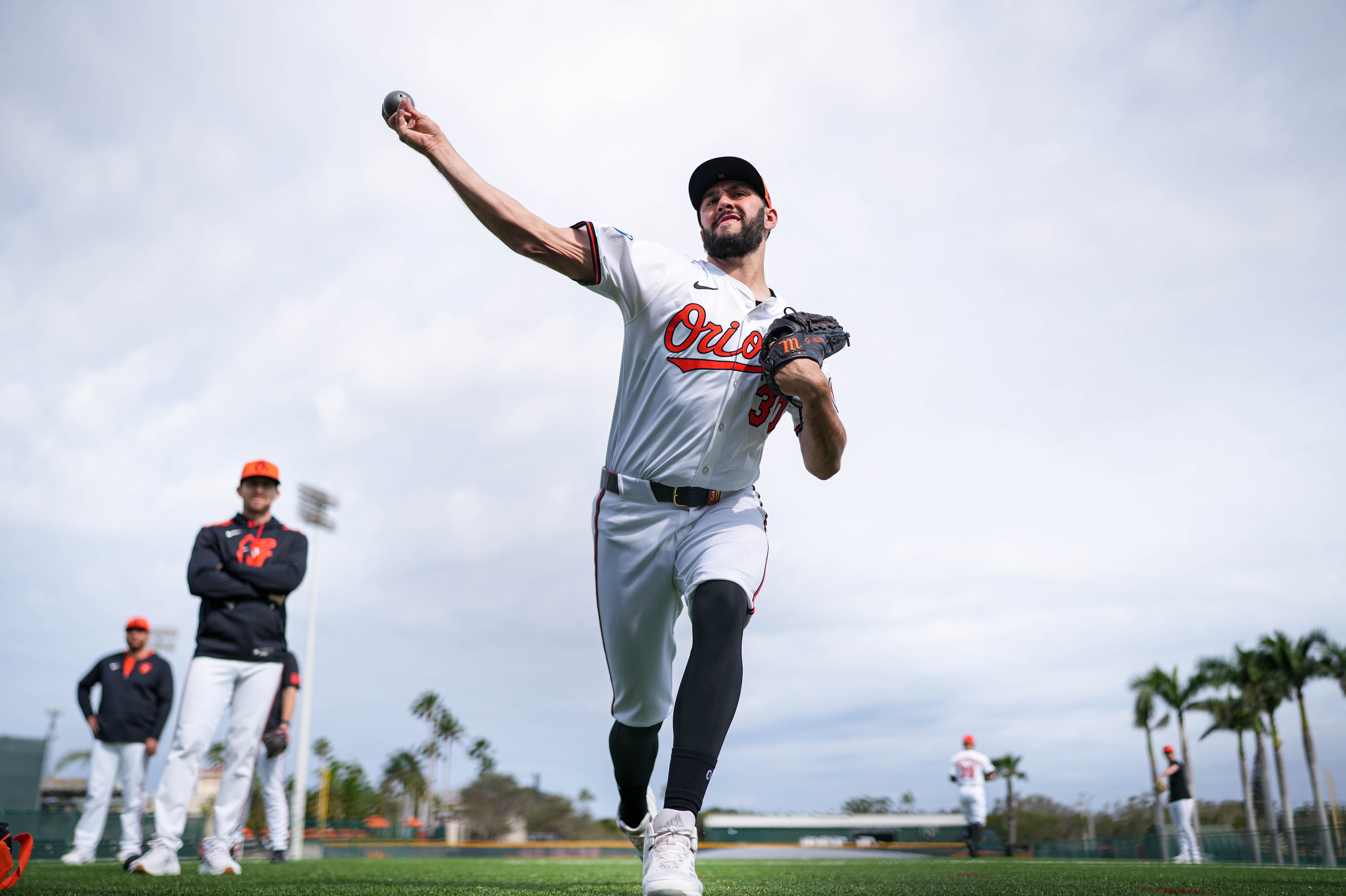 Pitcher Grayson Rodriguez was being evaluated for triceps soreness Thursday, and the Orioles could know more Friday.