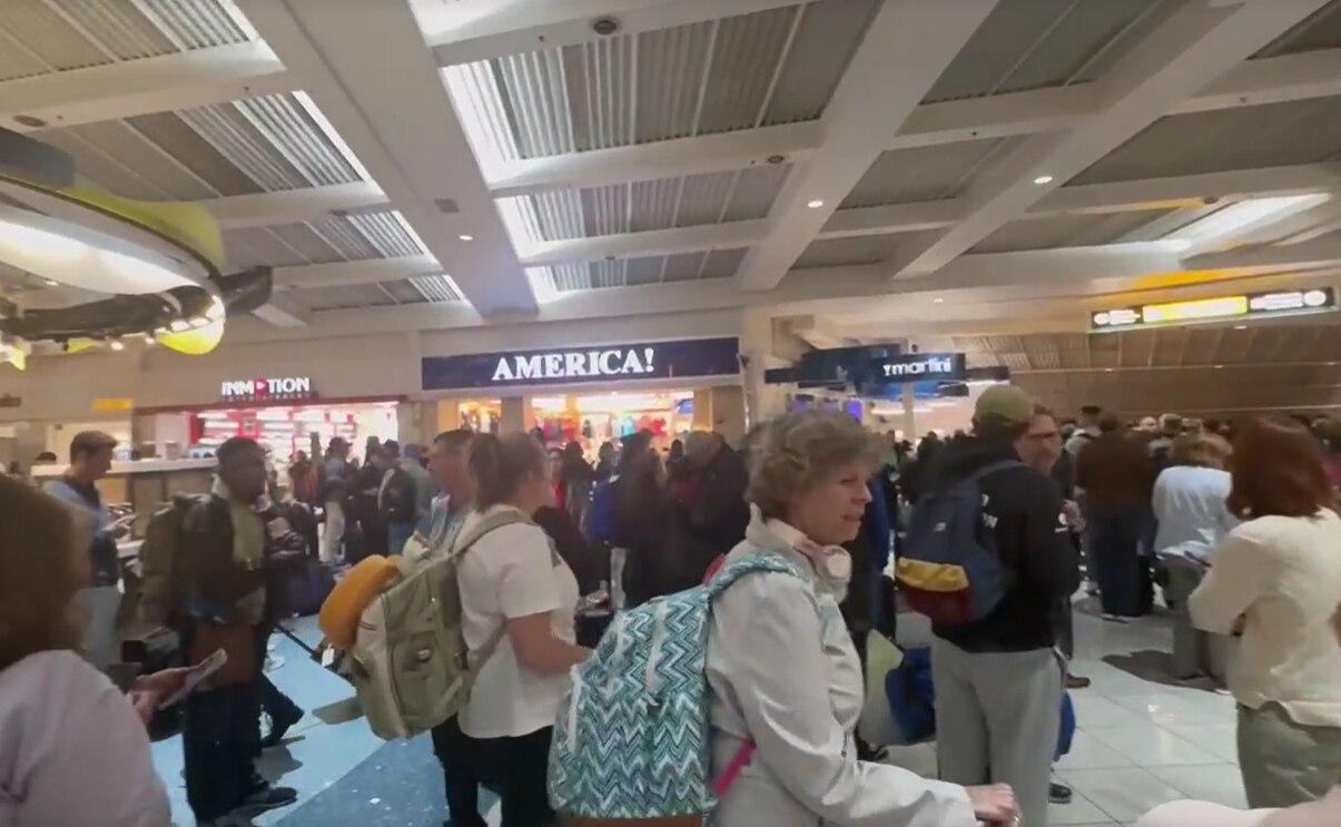 A portion of Baltimore Washington Thurgood Marshall Airport had to be evacuated on Wednesday, Dec. 3, 2025, sending travelers into the food court amid an investigation.