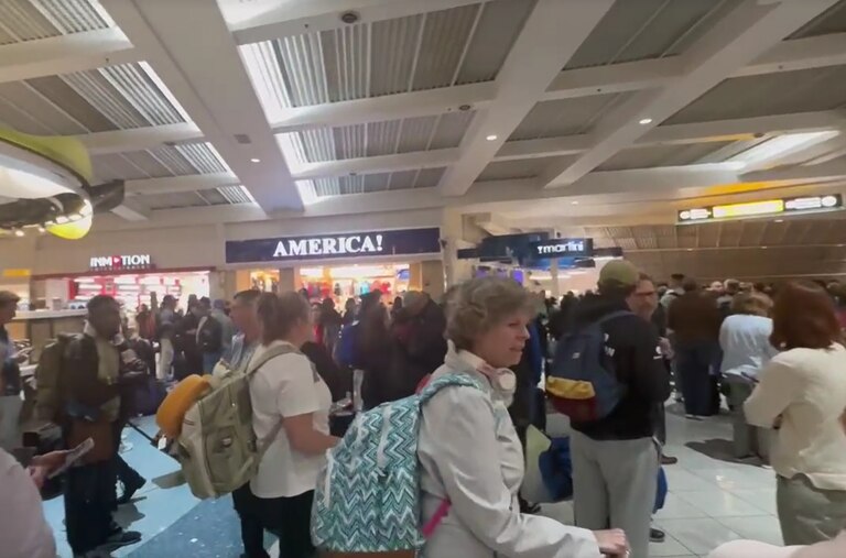 A portion of Baltimore Washington Thurgood Marshall Airport had to be evacuated on Wednesday, Dec. 3, 2025, sending travelers into the food court amid an investigation.