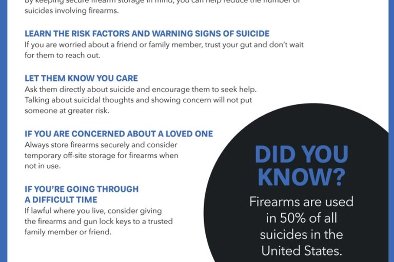 Part of the suicide prevention pamphlet from Anne Arundel County