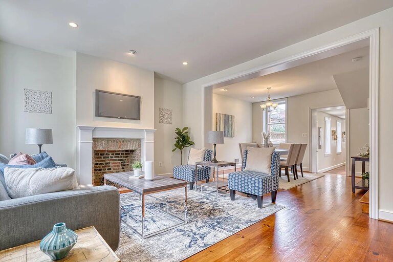 Renovated 1790s rowhome in Fells Point.
