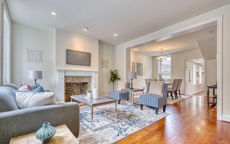 Renovated 1790s rowhome in Fells Point.