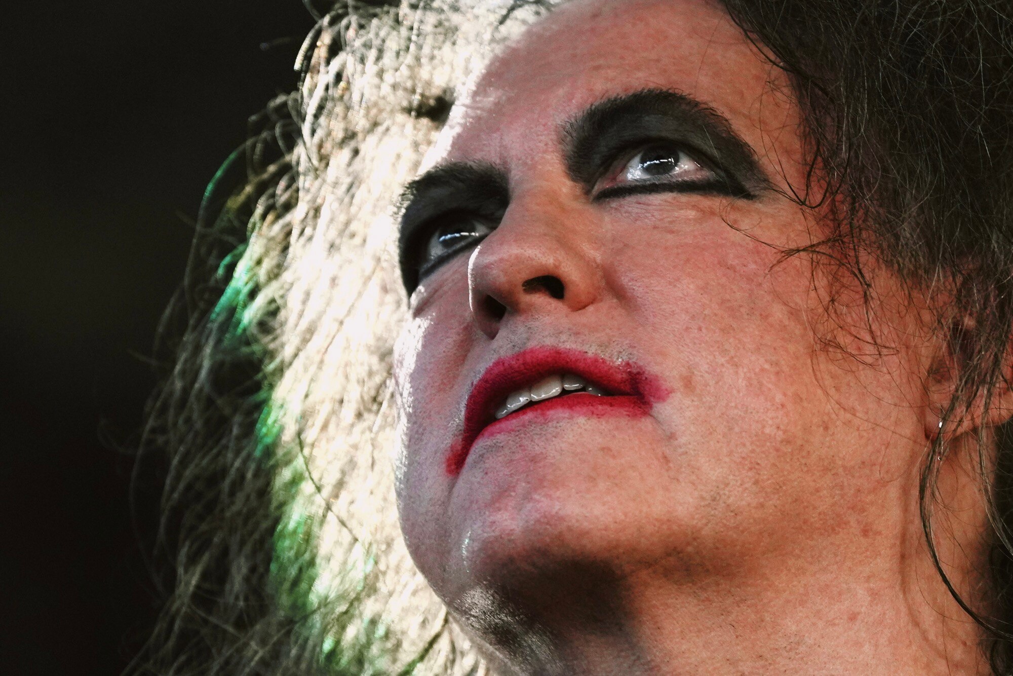 The Cure played a sold out show to a crowd of 15,000 people at Merriweather Post Pavillon on June 26, 2023.. (Kaitlin Newman / The Baltimore Banner)