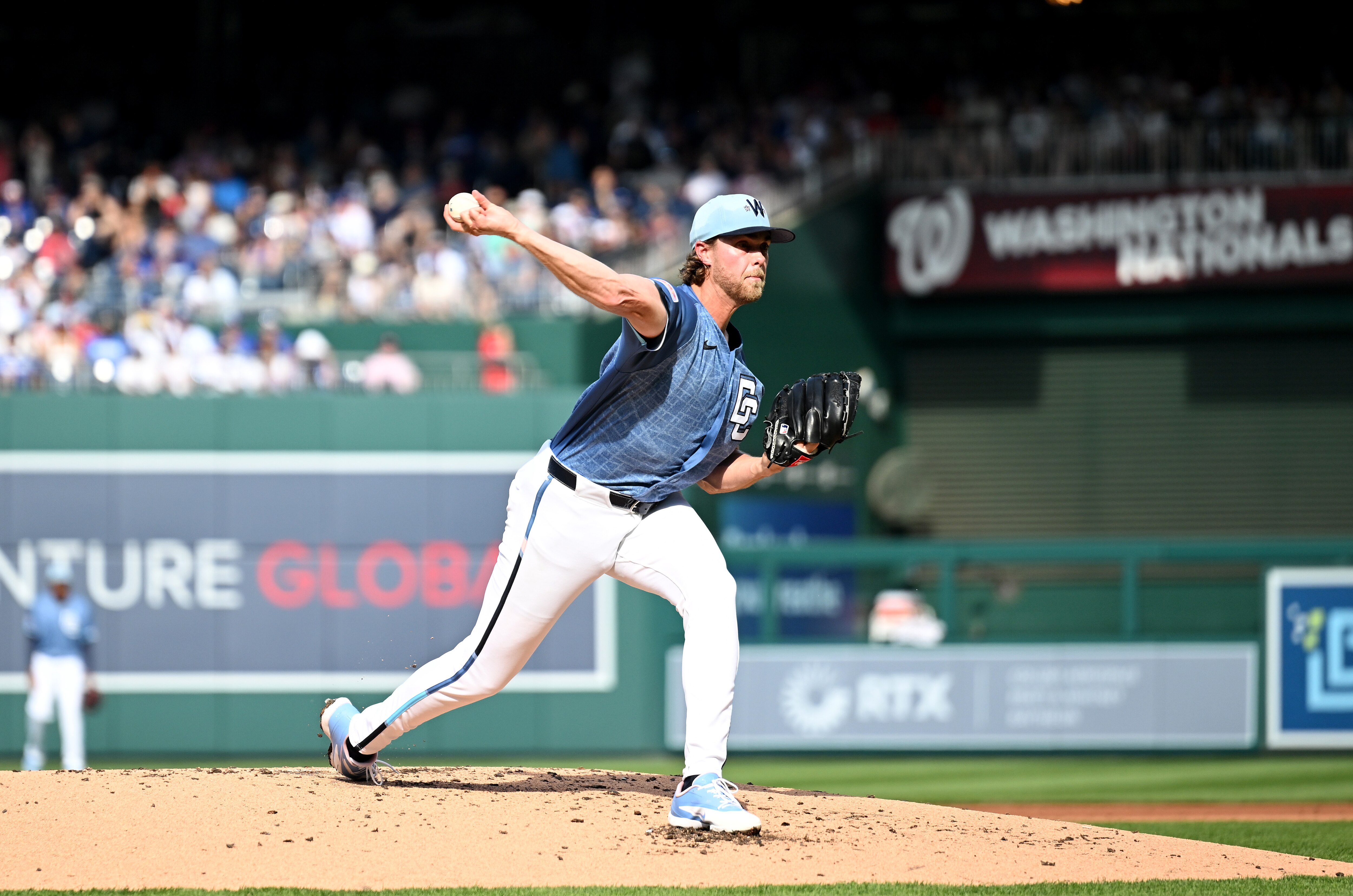 The Nationals’ Jake Irvin allowed eight hits and six runs in four innings.