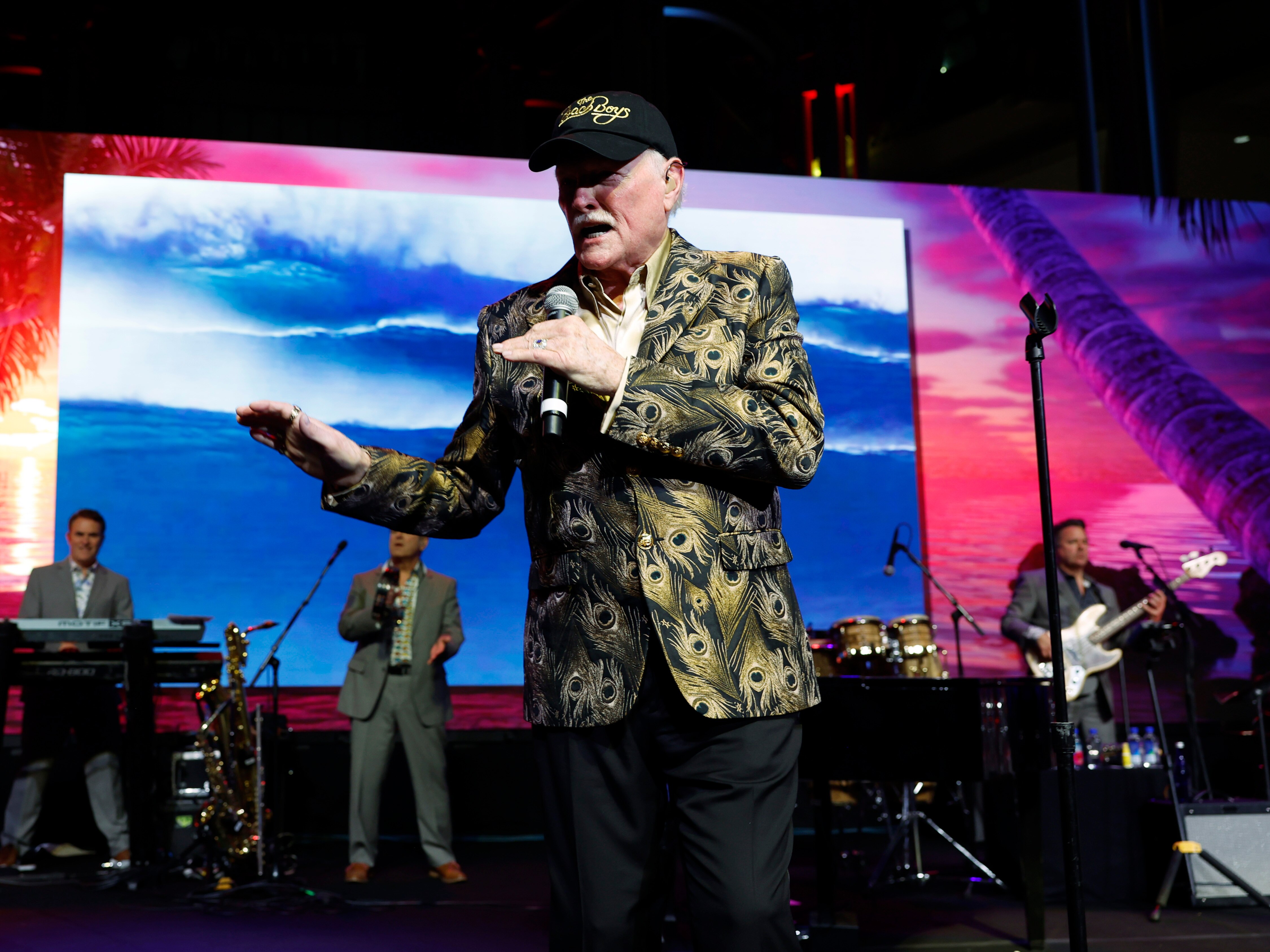 Mike Love of The Beach Boys performs onstage at the George H.W. Bush Points of Light Awards on Oct. 26 in Washington, D.C.