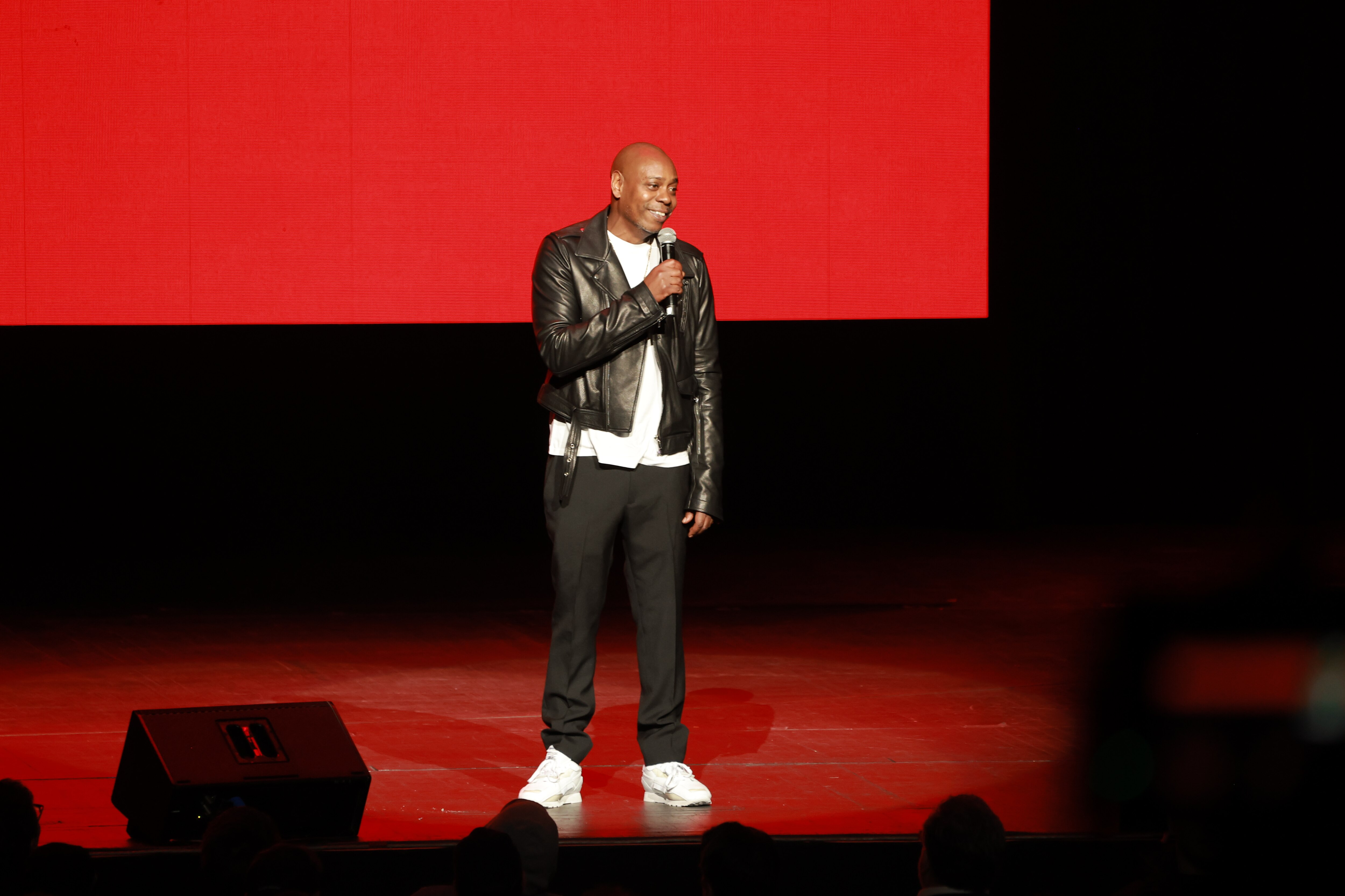 Dave Chappelle performs during a midnight pop-up show at Radio City Music Hall on Oct. 16, 2022 in New York City. (Photo by Jason Mendez/Getty Images for ABA)