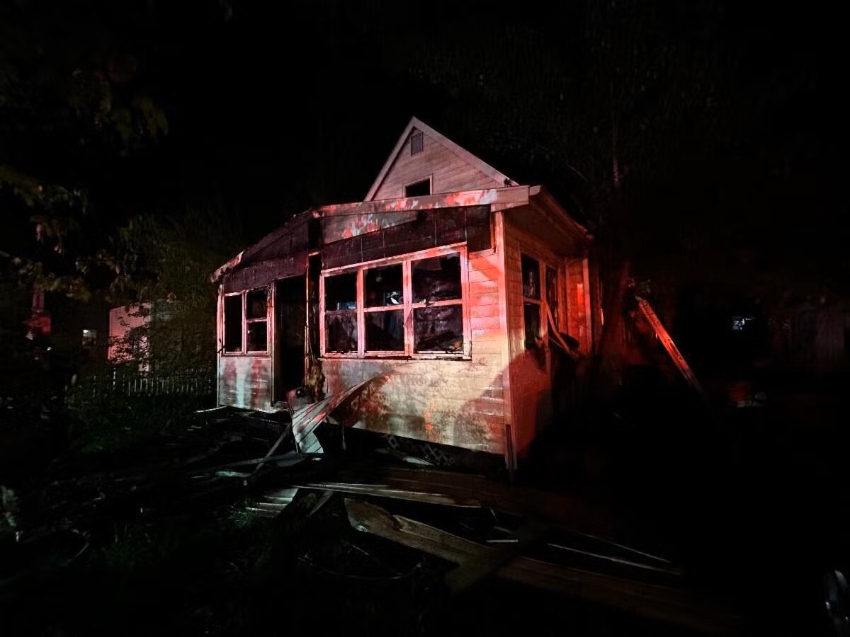 Anne Arundel County Fire Department crews responded to a fire in the  300 block of Magothy Beach Road in Pasadena on Tuesday, April 21, 2026.