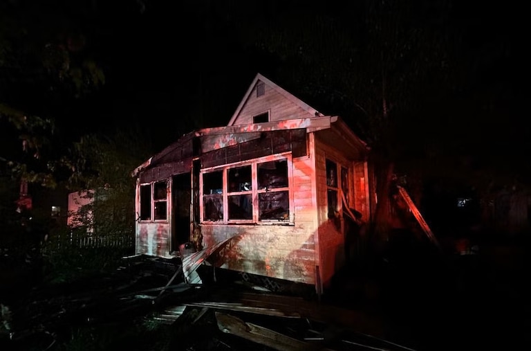 Anne Arundel County Fire Department crews responded to a fire in the 300 block of Magothy Beach Road in Pasadena on Tuesday, April 21, 2026.