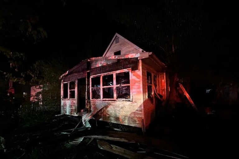 Anne Arundel County Fire Department crews responded to a fire in the 300 block of Magothy Beach Road in Pasadena on Tuesday, April 21, 2026.