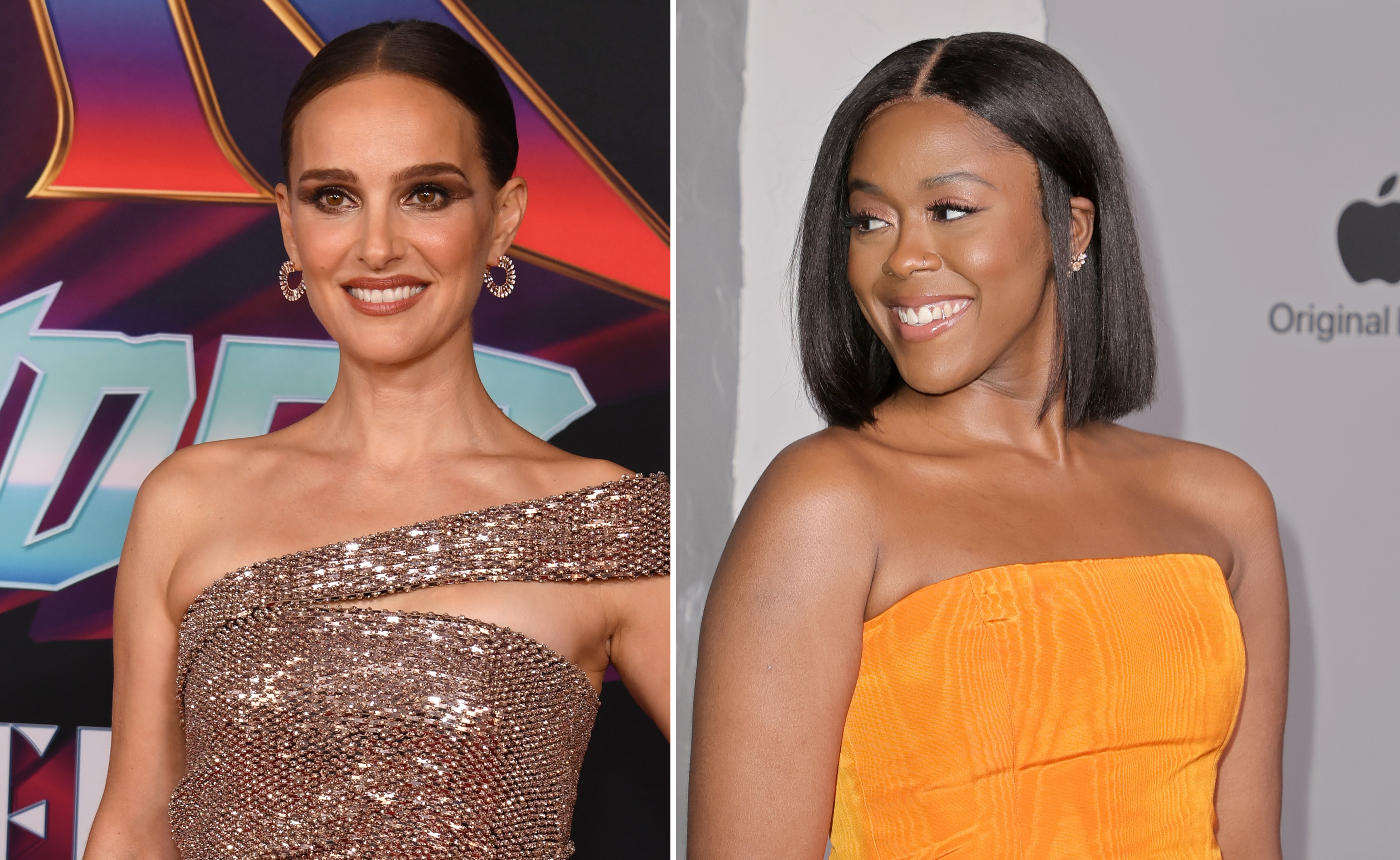 Natalie Portman and Moses Ingram.