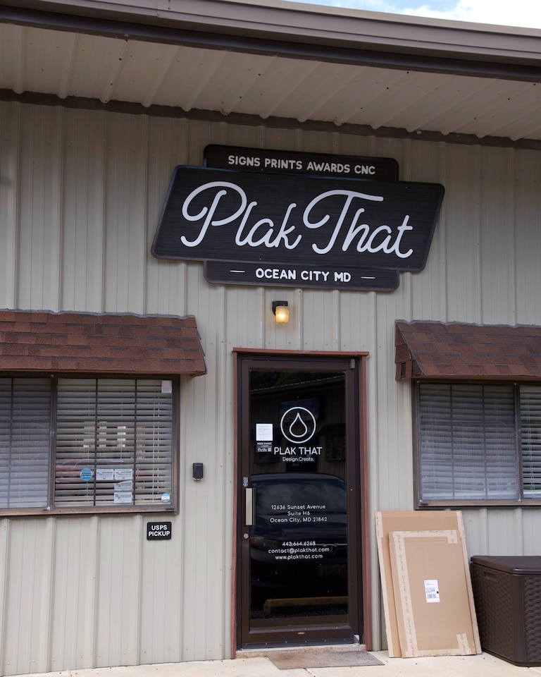 Plak That’s manufacturing facility is located in West Ocean City.