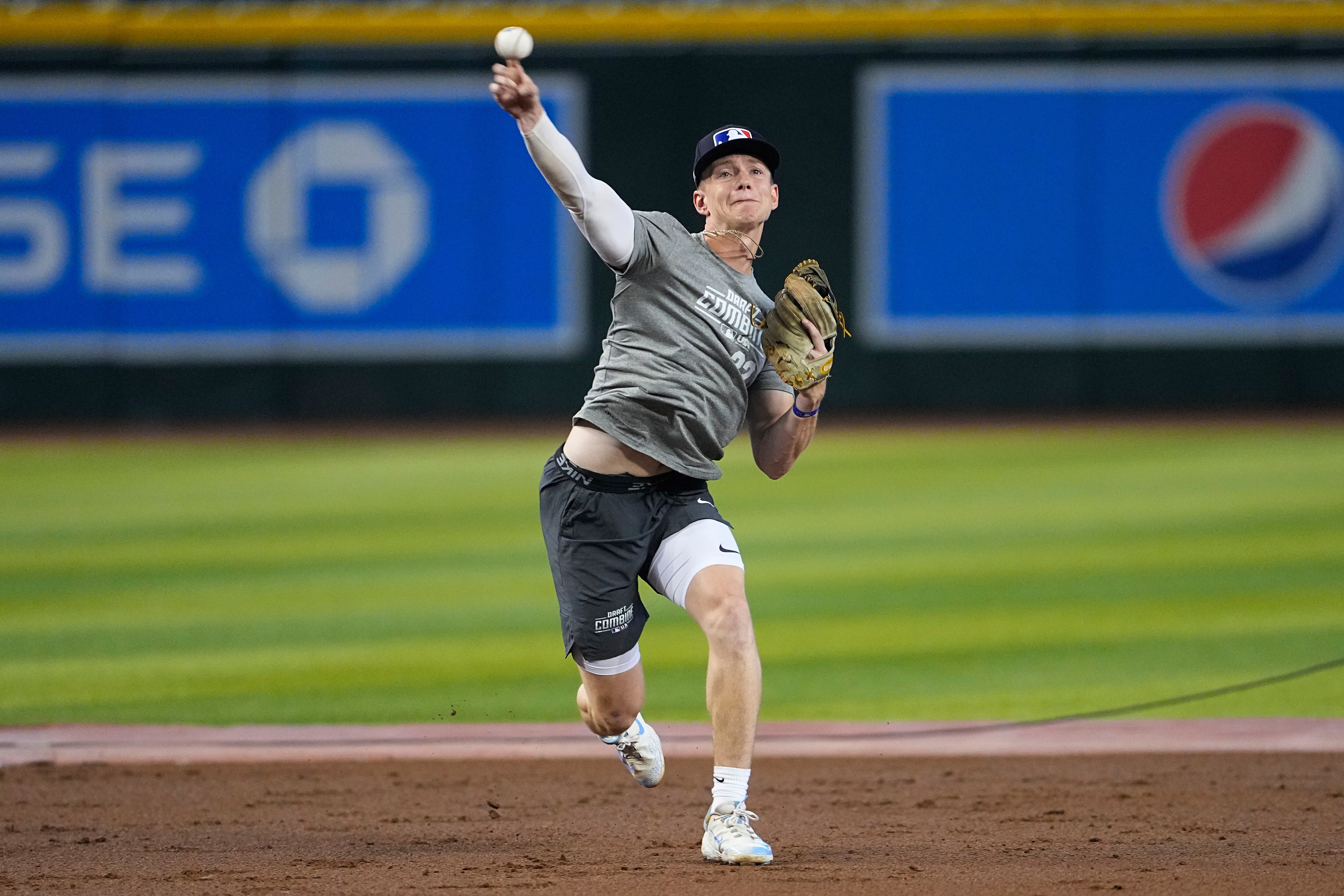 Second-round pick Mac Horvath played in the outfield and the infield at the University of North Carolina.