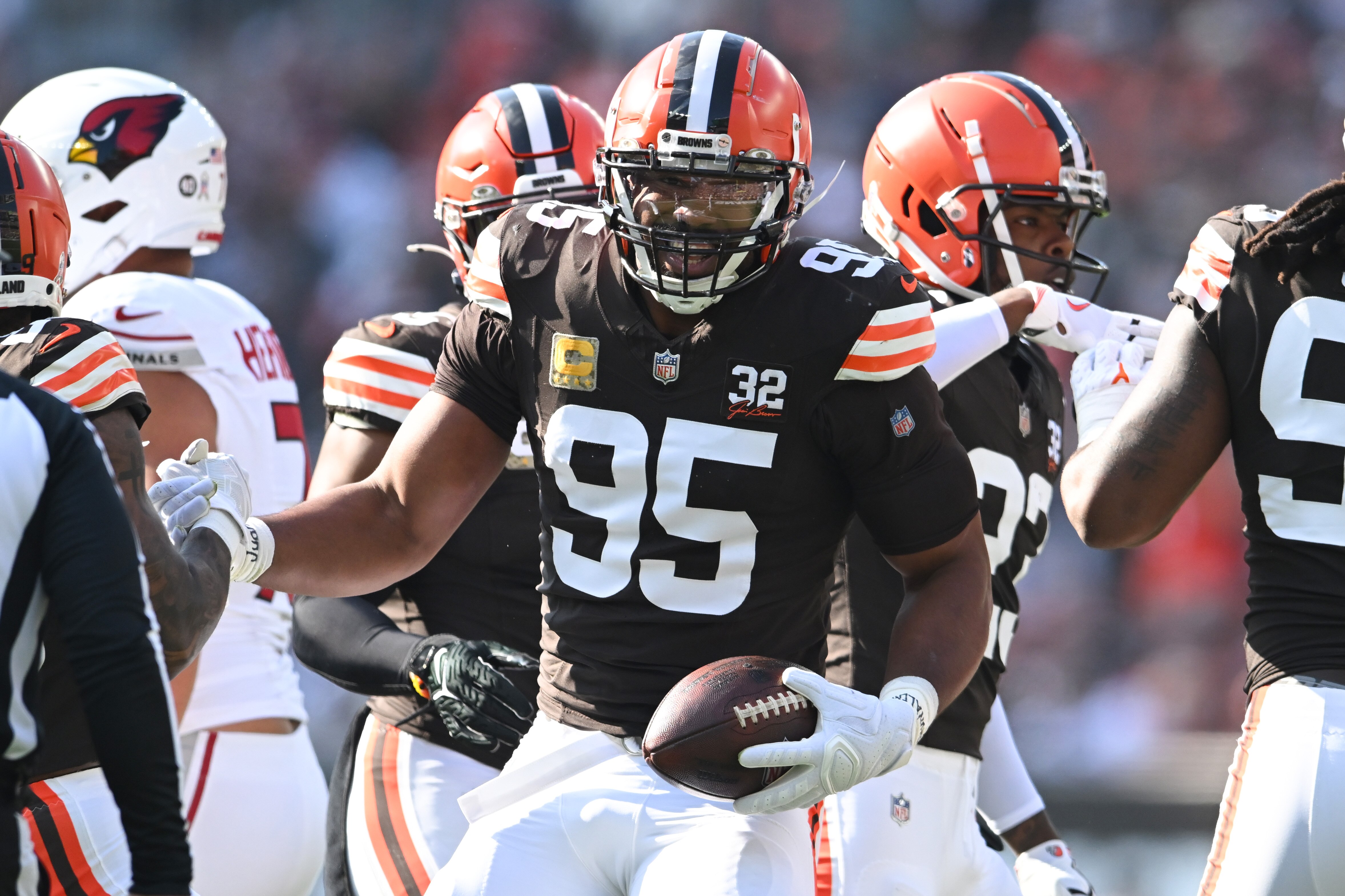 In his first six seasons, Myles Garrett was twice a first-team All-Pro and twice a second-team All-Pro.