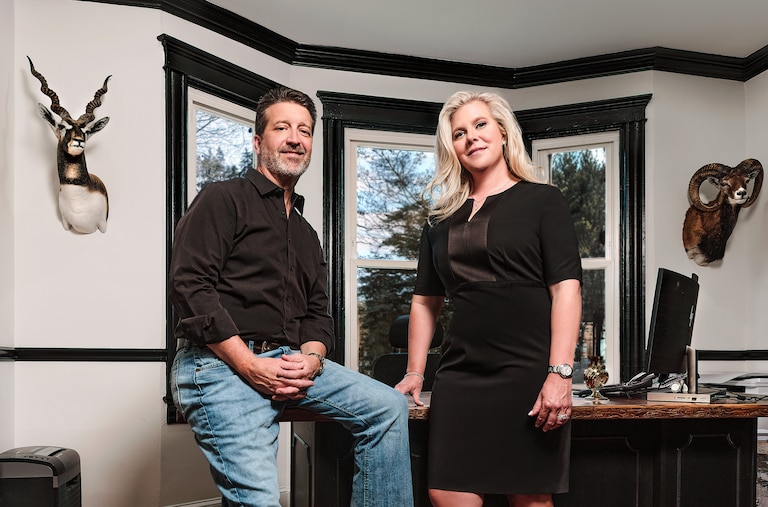 Adele Brockmeyer and her husband John Turnbull of Turnbull Brockmeyer Law Group.