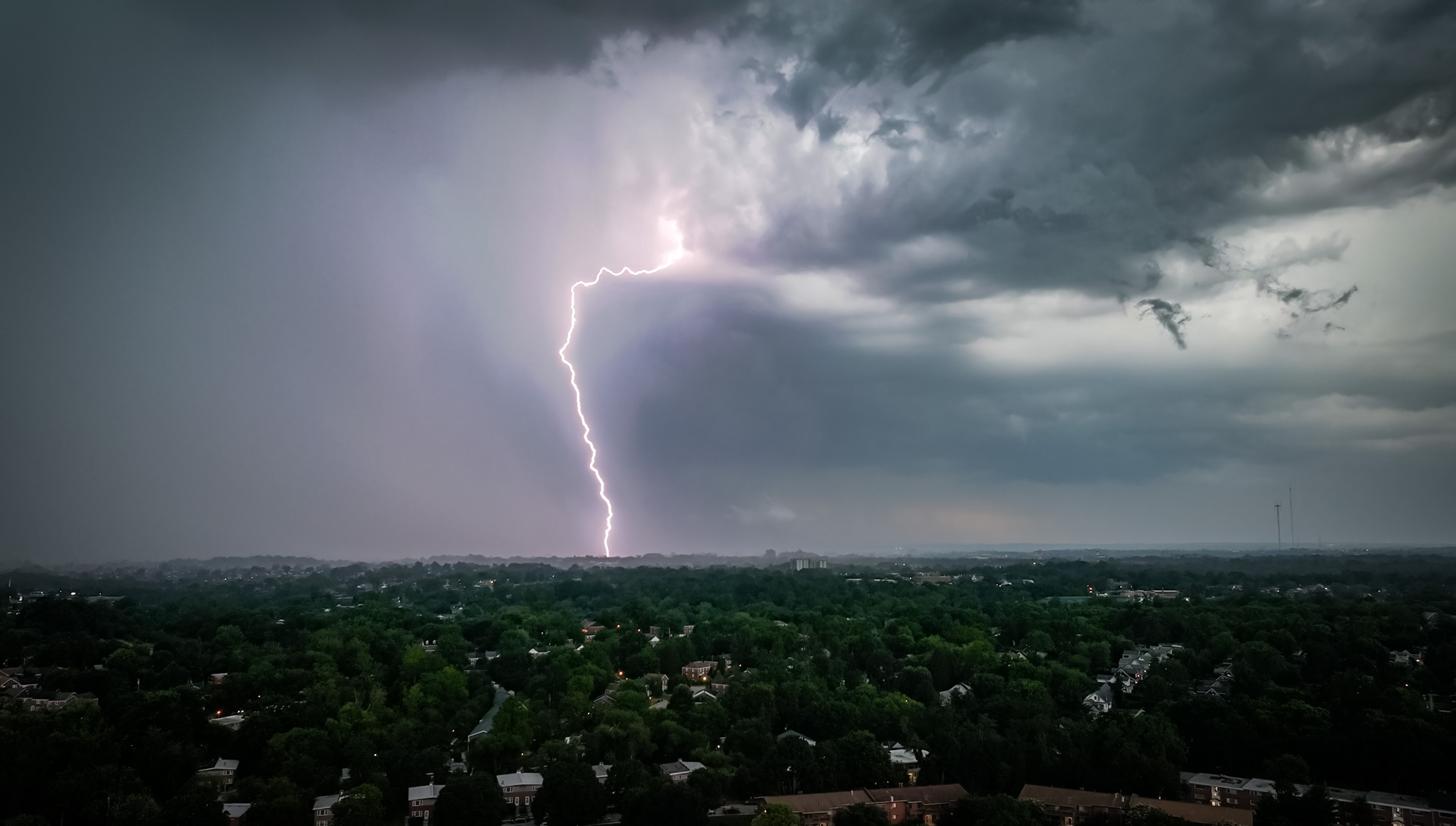 Saturday, July 4, 2026 — Mother Nature put on an early fireworks show as thunderstorms move through Baltimore, delaying the 4th of July fireworks show.