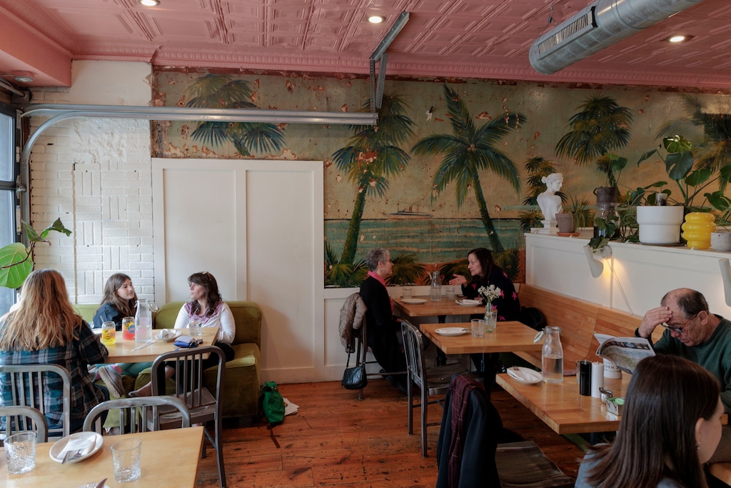 Golden West Cafe in Hampden during lunchtime.