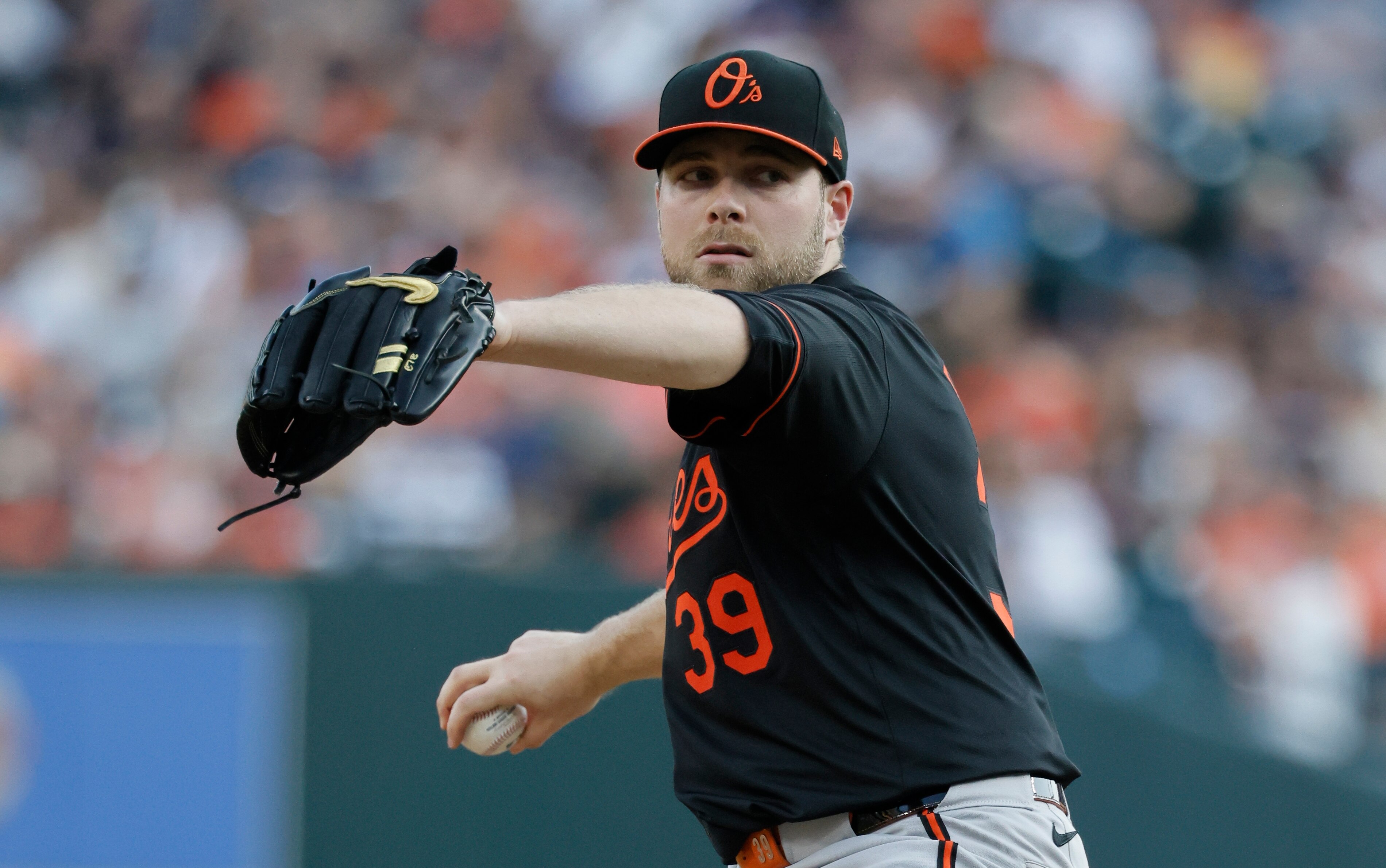 Corbin Burnes pitched seven shutout innings as the Orioles beat the Tigers 4-2 to even the weekend series.