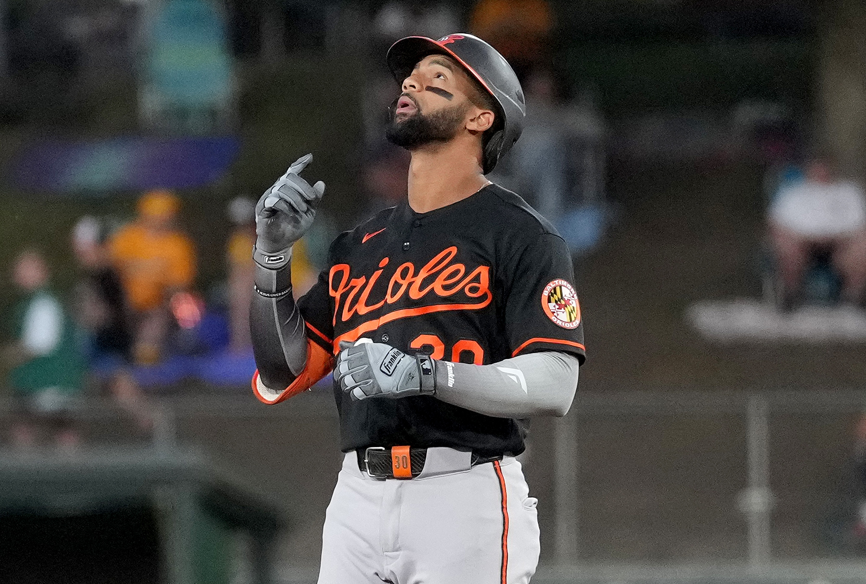 Leody Taveras had two hits and three RBIs Saturday night in the Orioles’ 5-3 victory.