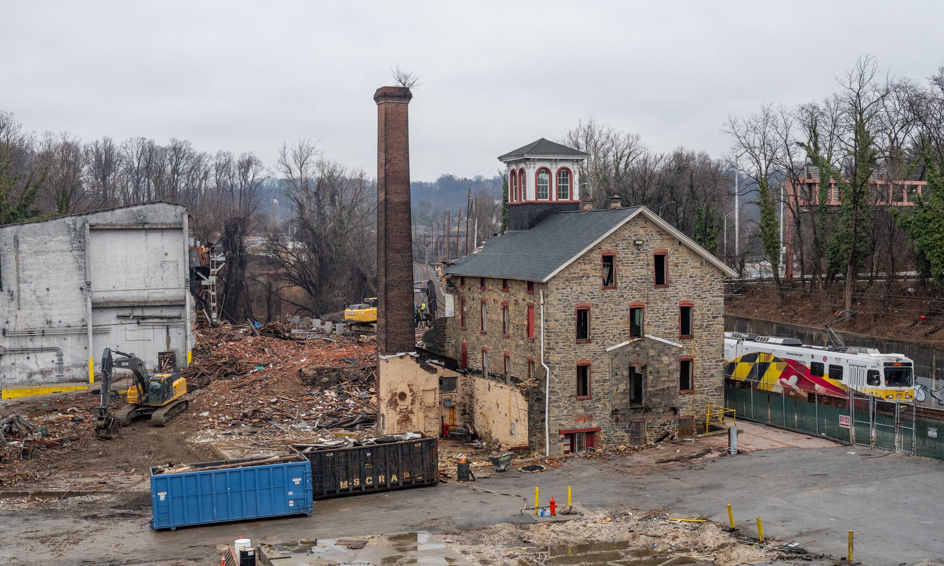 The international foods corporation Kerry Group, which bought Fleischmann’s Vinegar in the U.S., is demolishing the historic plant in North Baltimore.
