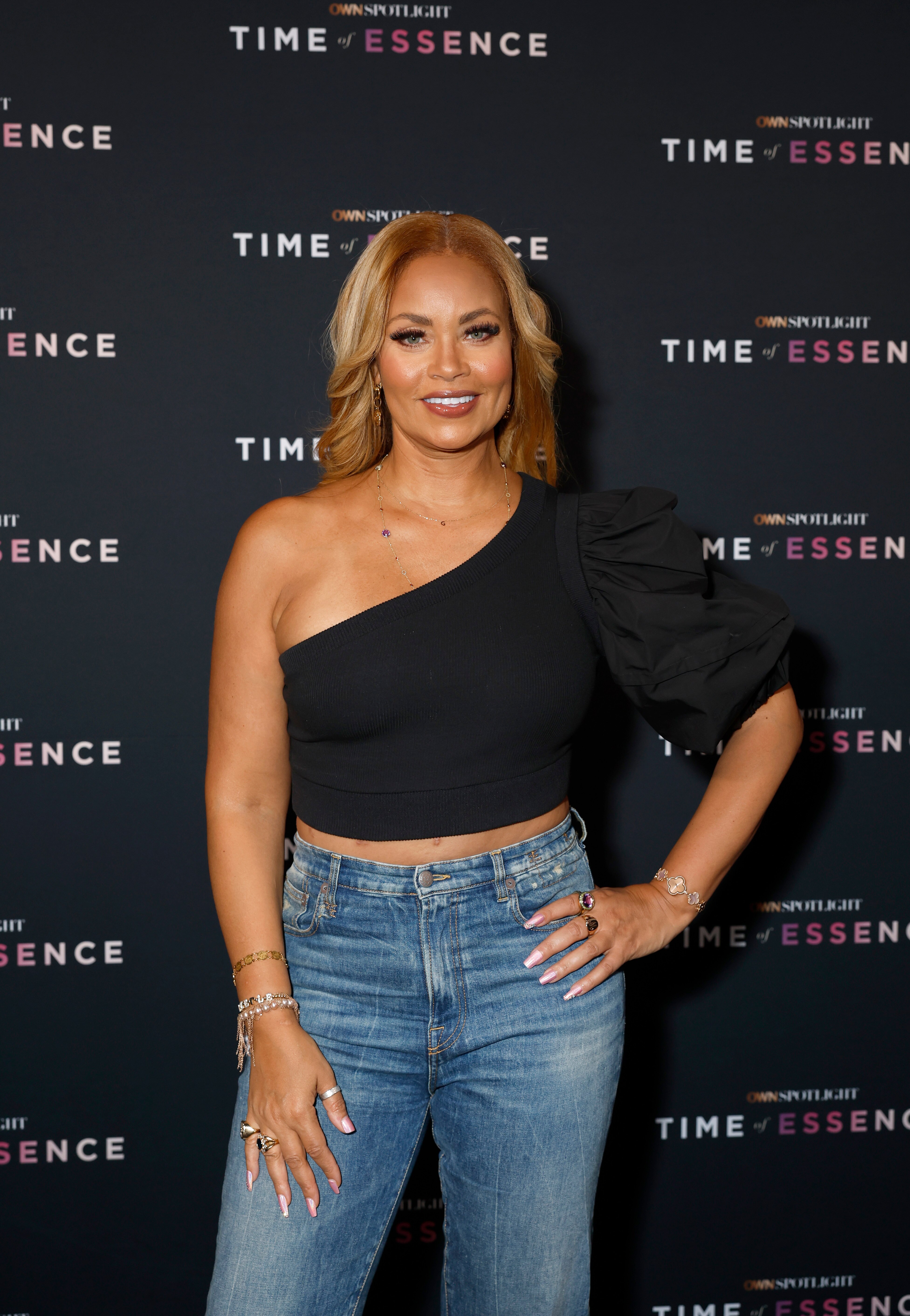 WASHINGTON, DC - SEPTEMBER 07: Host Gizelle Bryant  attends OWN's "Time of Essence" Episode 4 Washington, DC Premiere at Alamo Drafthouse Cinema on September 07, 2023 in Washington, DC. (Photo by Tasos Katopodis/Getty Images for Oprah Winfrey Network  )