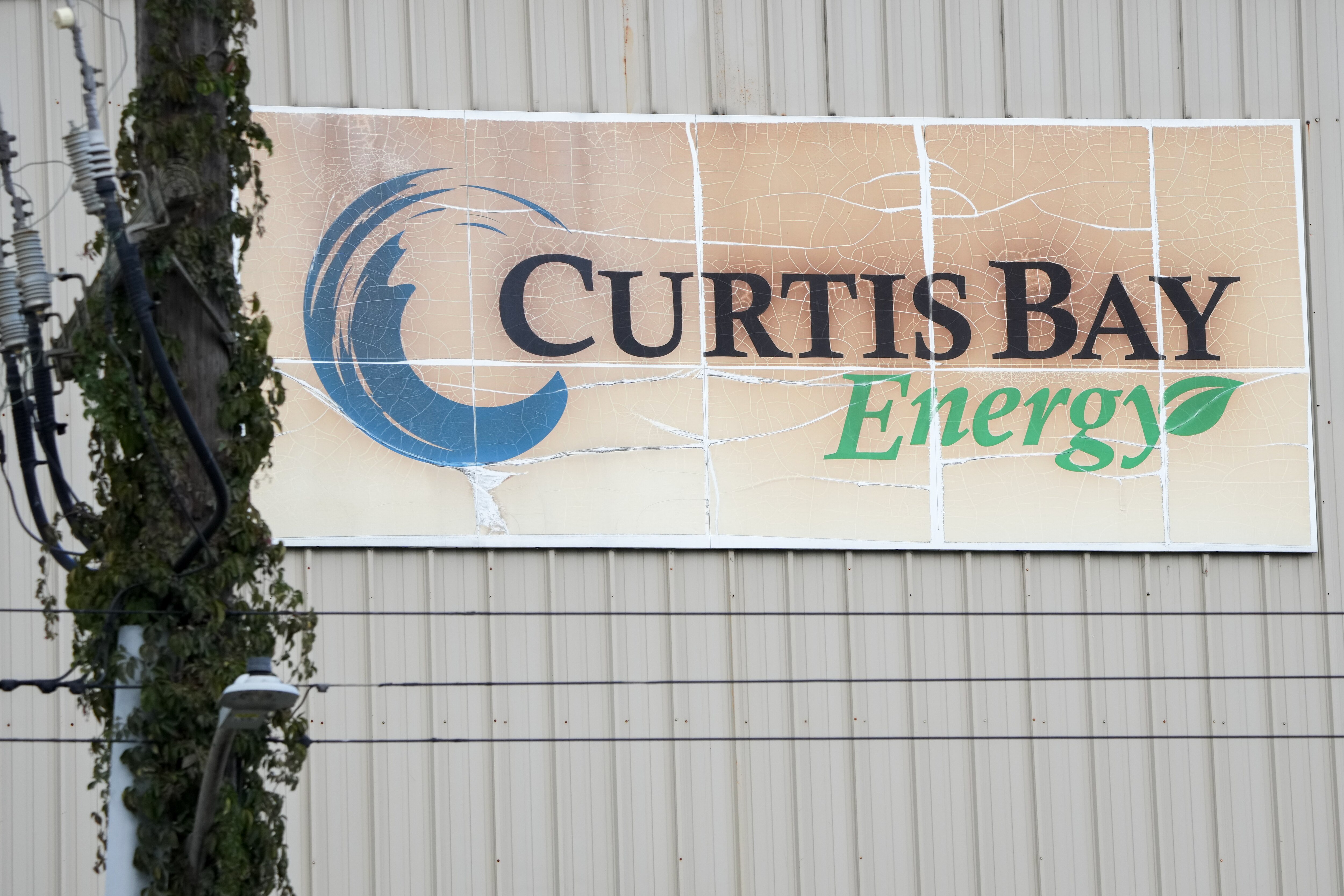 The exterior of Curtis Bay Energy on Tuesday, October 17.